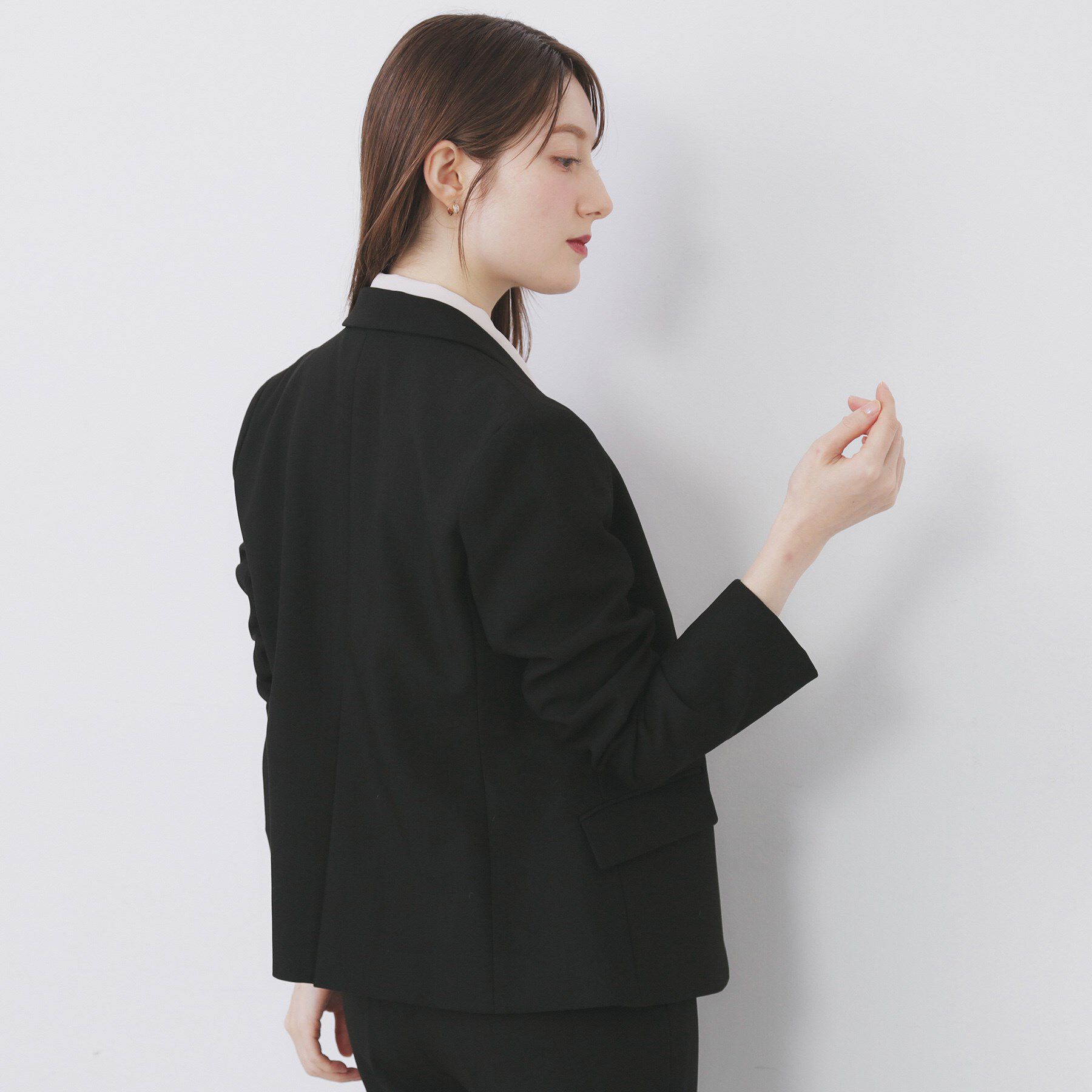 index「ストレッチテーラードジャケット/セットアップ対応【洗える/防シワ】」|テーラードジャケット|