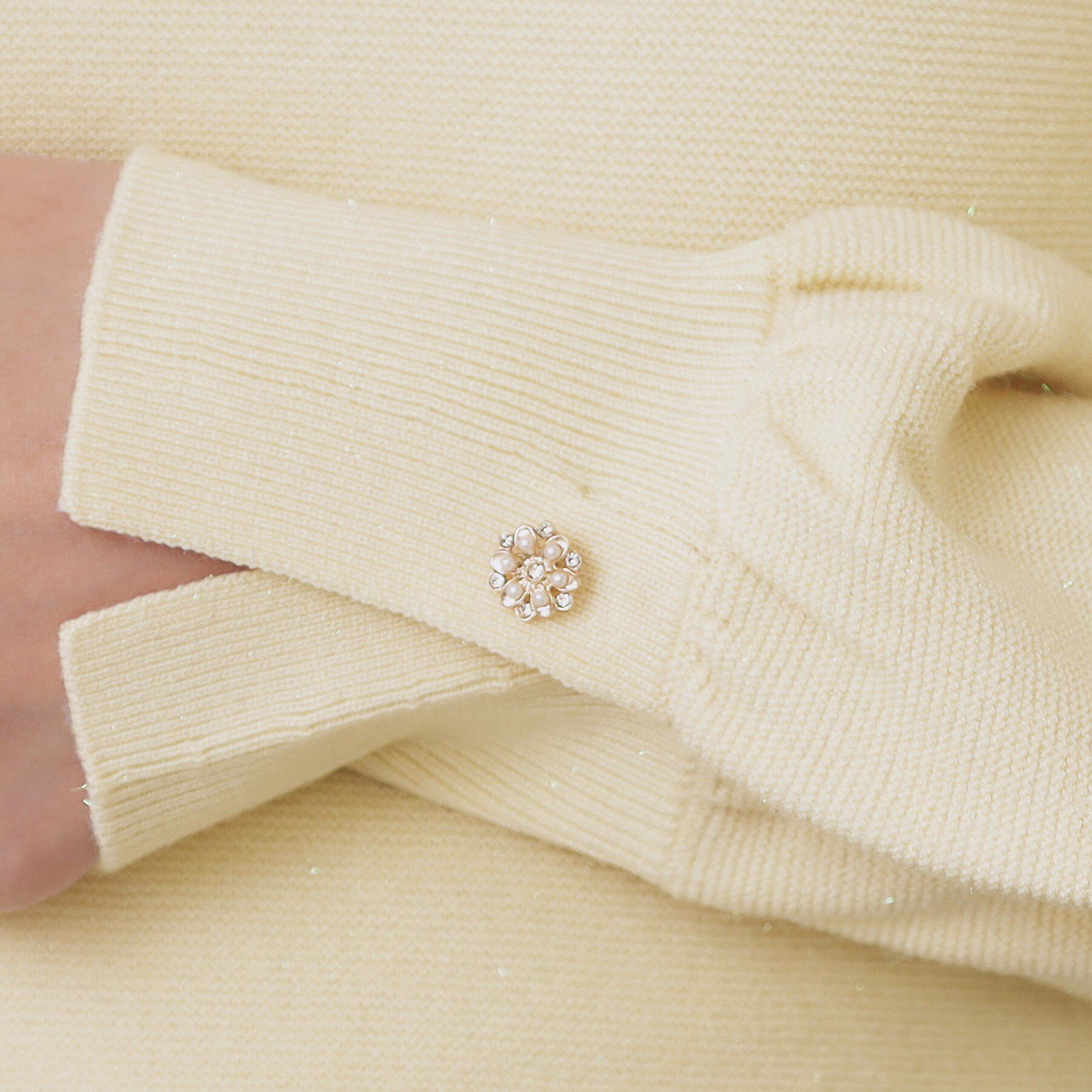 index「ラメガーター編みボートネックニット【洗濯機OK】《8col/XS～LL》」|ニット・セーター|