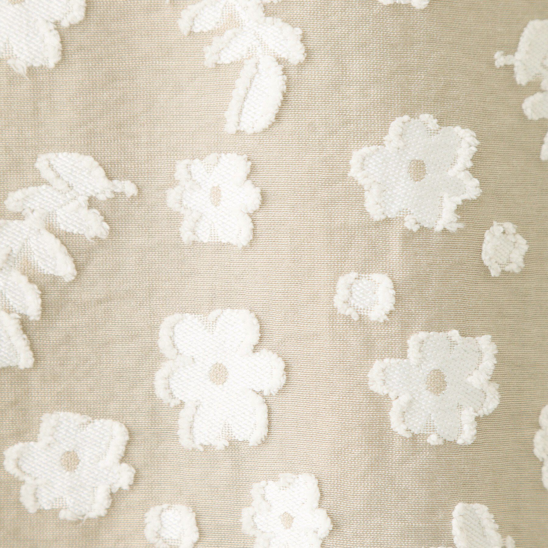 index「麻調花柄ジャカードフレアスカート【洗える】」|スカート|