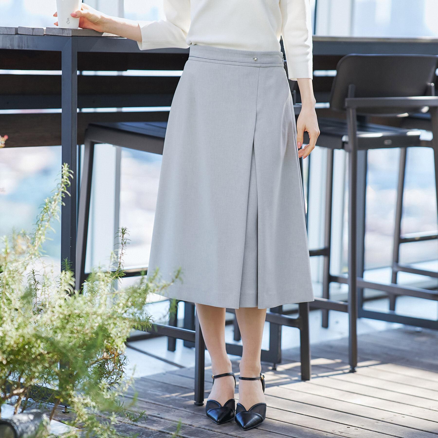 index「アシメタックAラインスカート/セットアップ対応可【洗濯機OK/防シワ】《XS～LL》」|スカート|