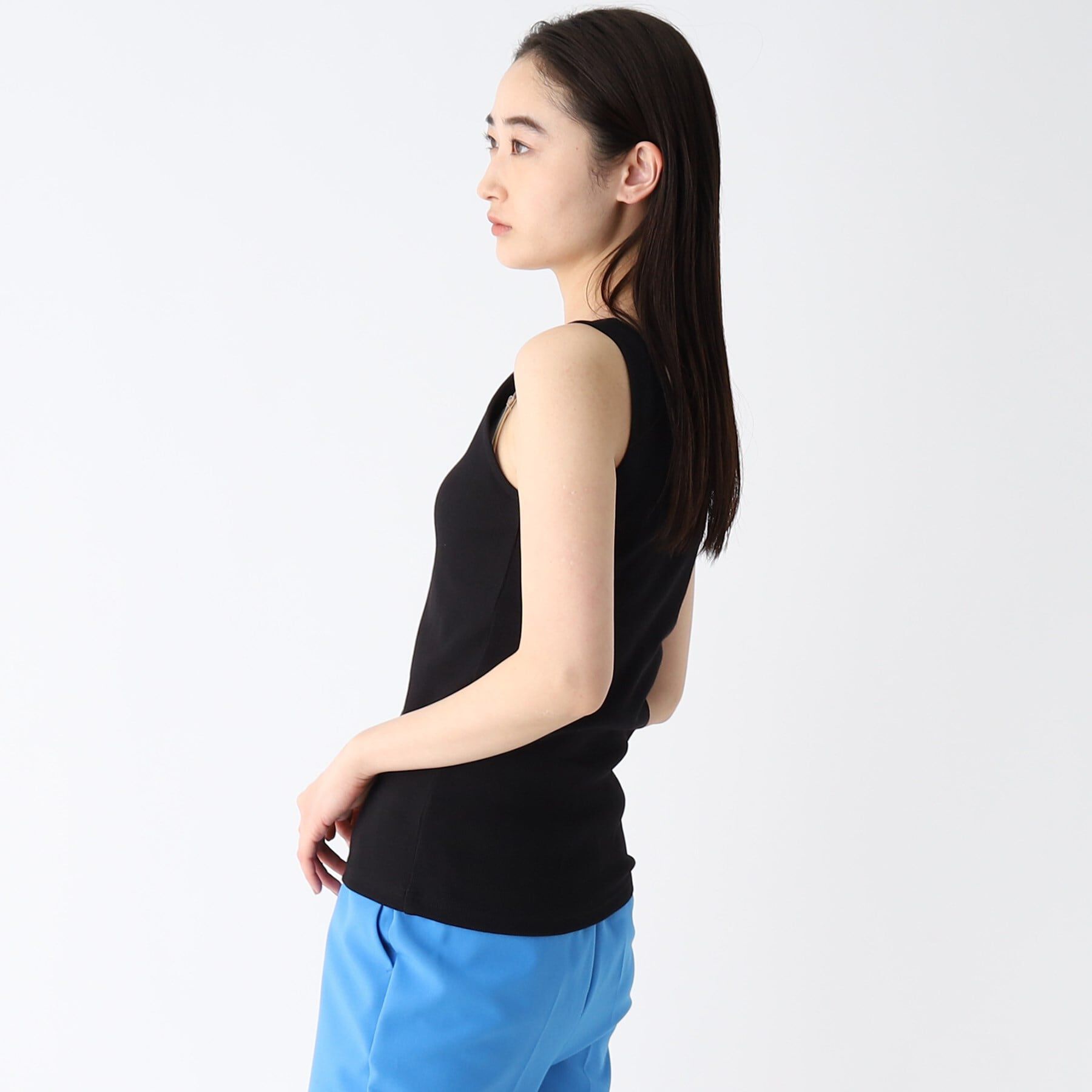 OPAQUE.CLIP「リブタンクトップ【洗濯機洗い可】」|キャミソール|