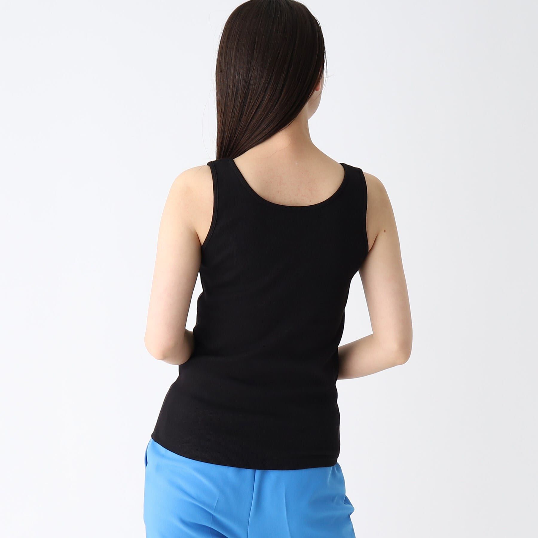 OPAQUE.CLIP「リブタンクトップ【洗濯機洗い可】」|キャミソール|