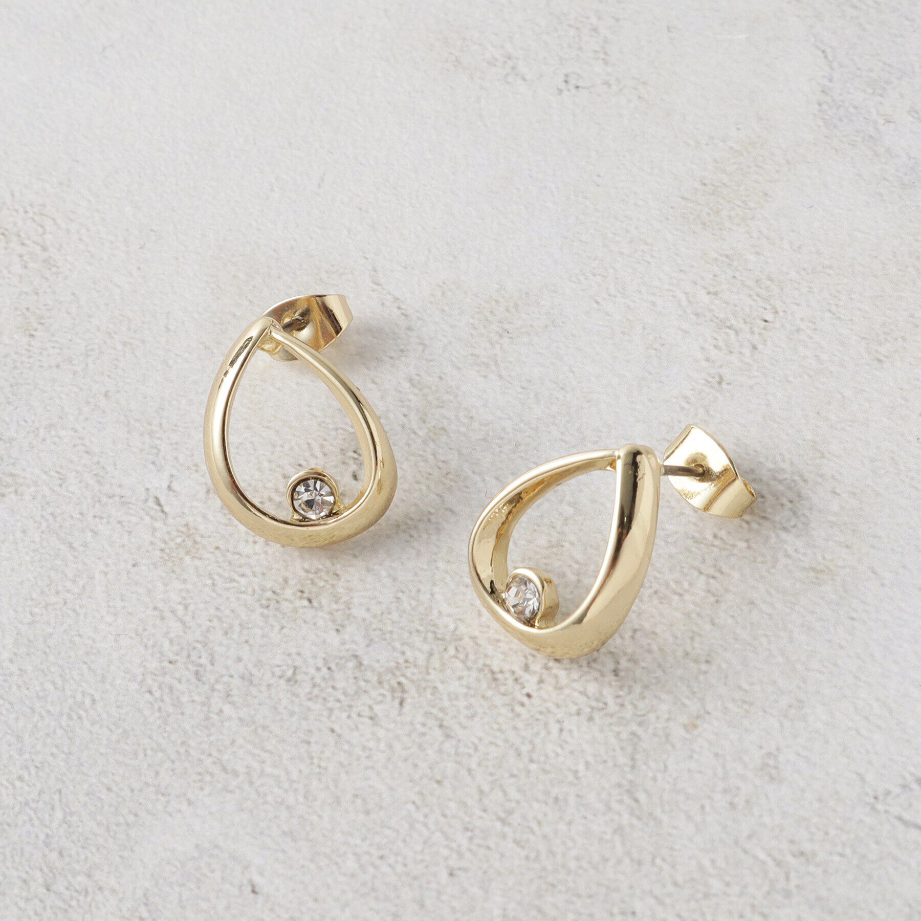 OPAQUE.CLIP「ビジュー&times;メタルピアス」|ピアス|