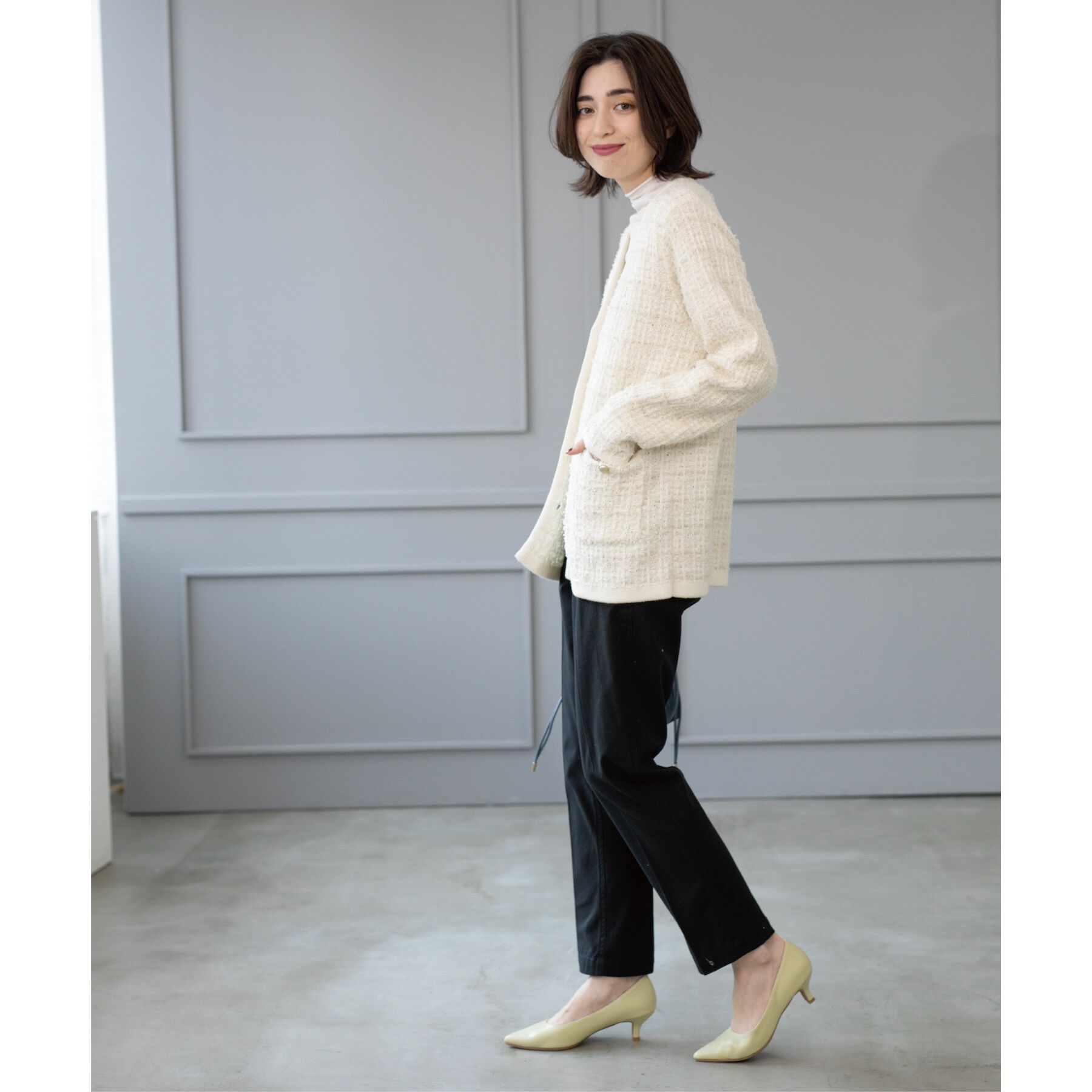 OPAQUE.CLIP「《S-LLサイズ》ストレッチベイカーパンツ【洗濯機洗い可】」|その他|