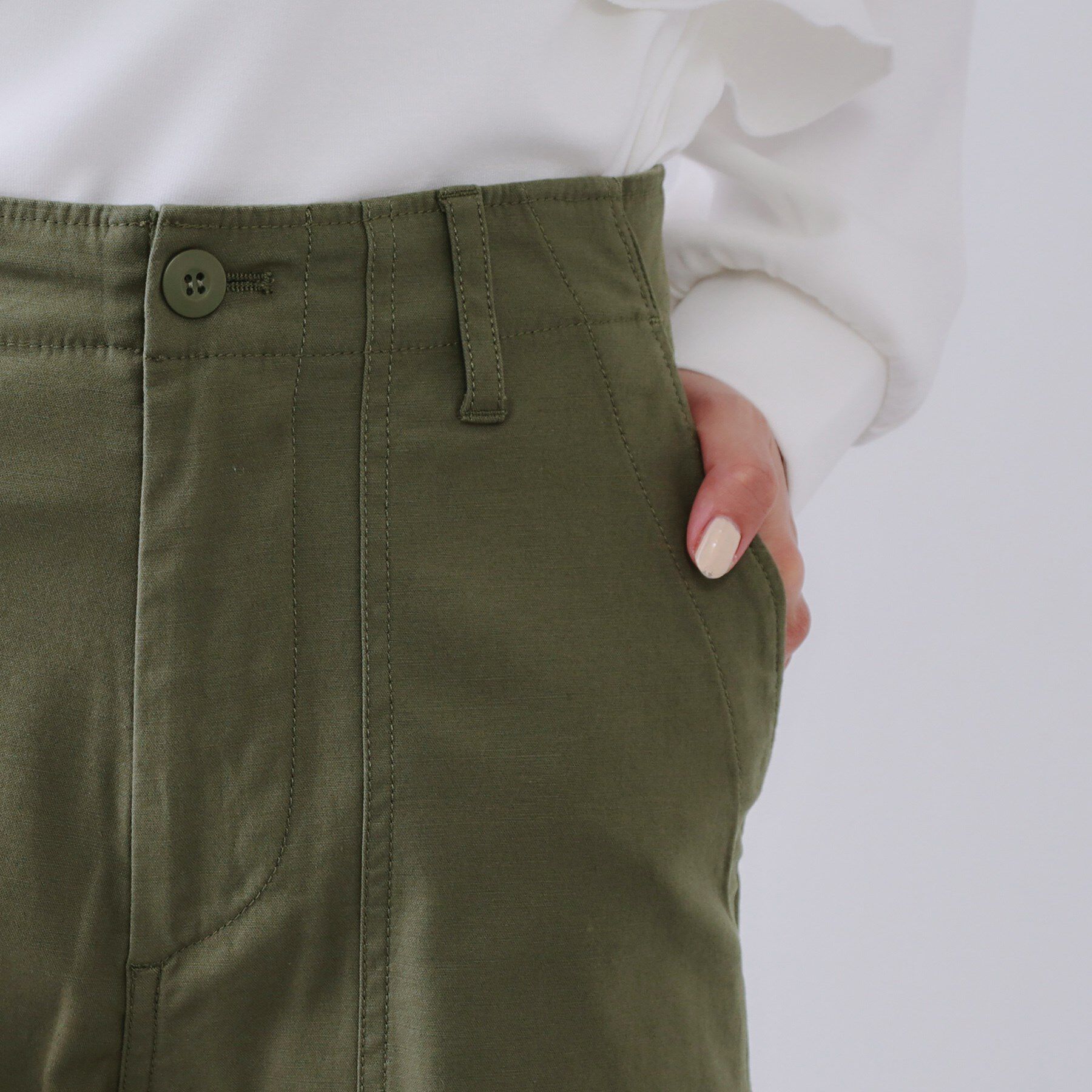 OPAQUE.CLIP「《S-LLサイズ》ストレッチベイカーパンツ【洗濯機洗い可】」|その他|