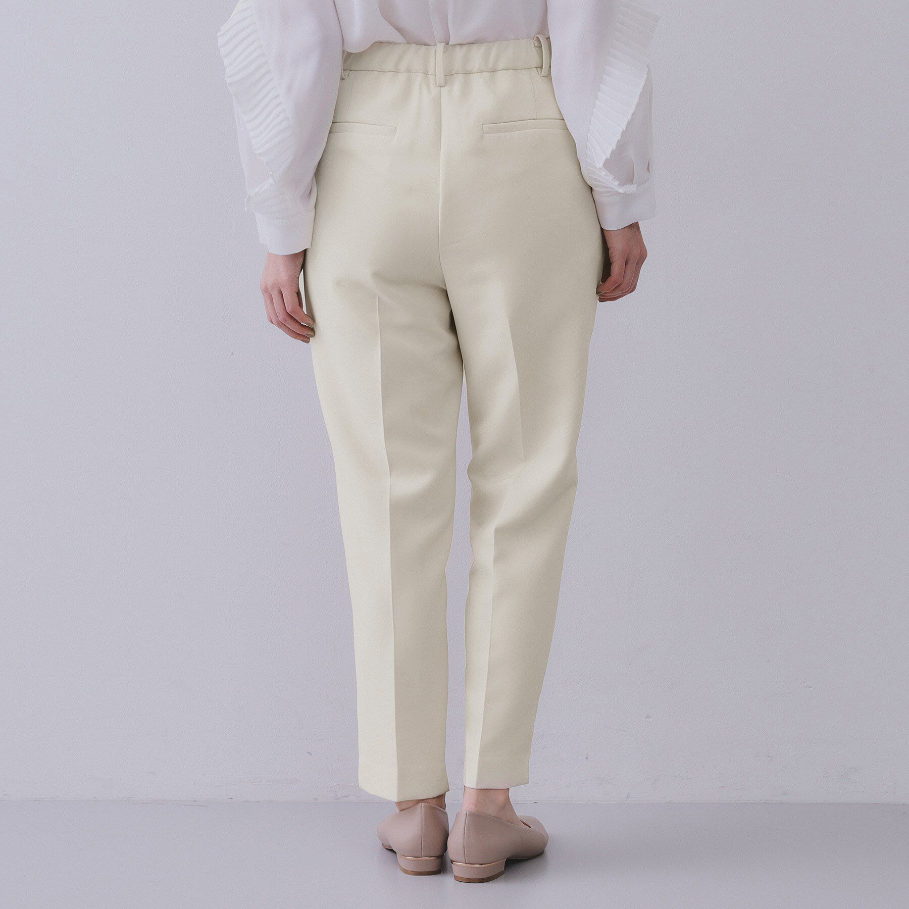 OPAQUE.CLIP「《通勤・セレモニー対応/セットアップ対応》ステップヘムテーパードパンツ【洗濯機洗い可】」|その他|