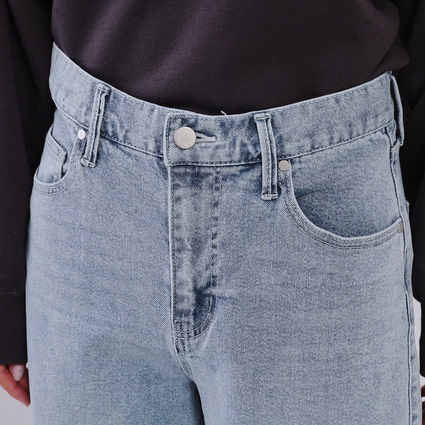 OPAQUE.CLIP「《SS-LLsize》ストレッチダメージストレートデニム【洗濯機洗い可】」|その他|