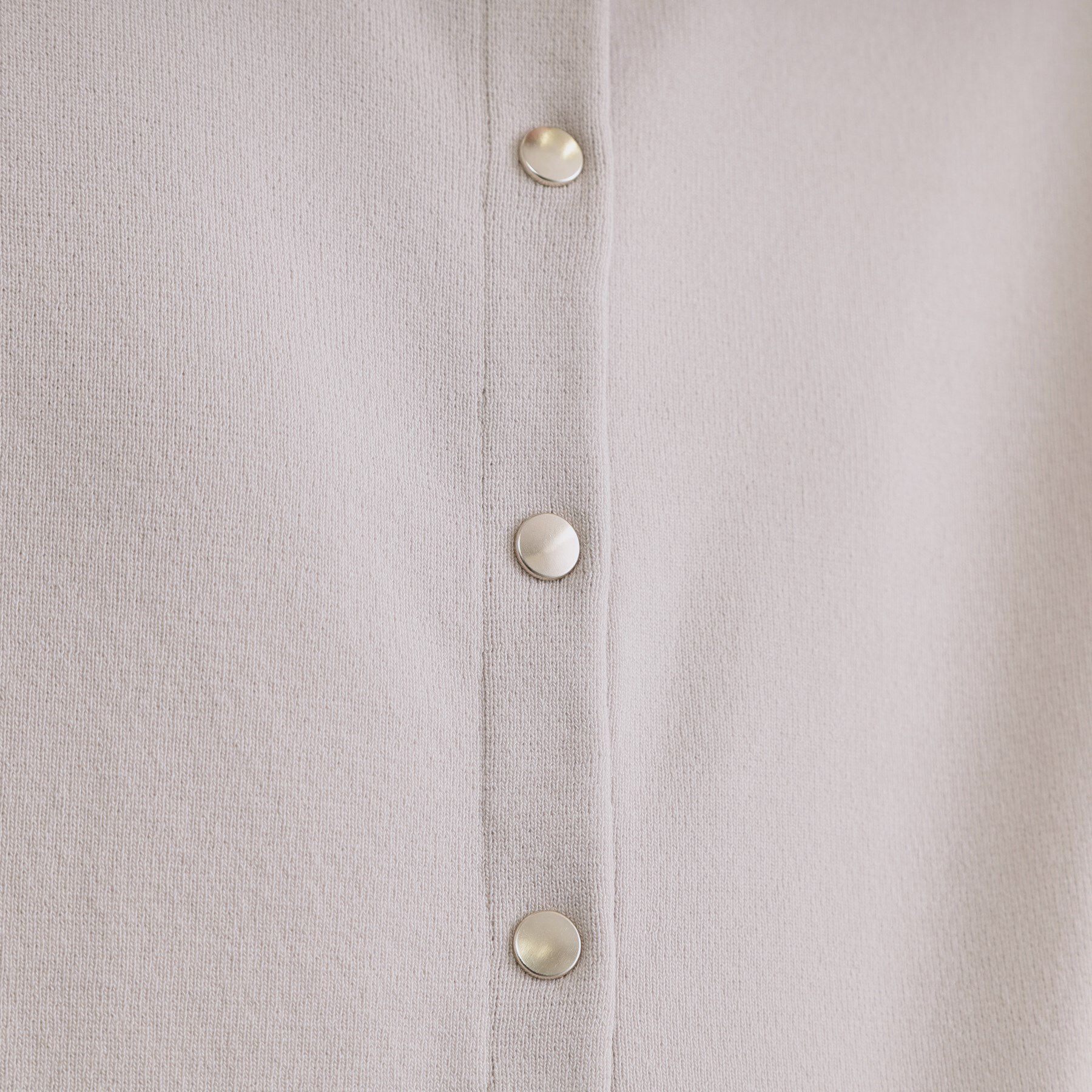 OPAQUE.CLIP「スナップボタンショートニットカーディガン【洗濯機洗い可】」|カーディガン|