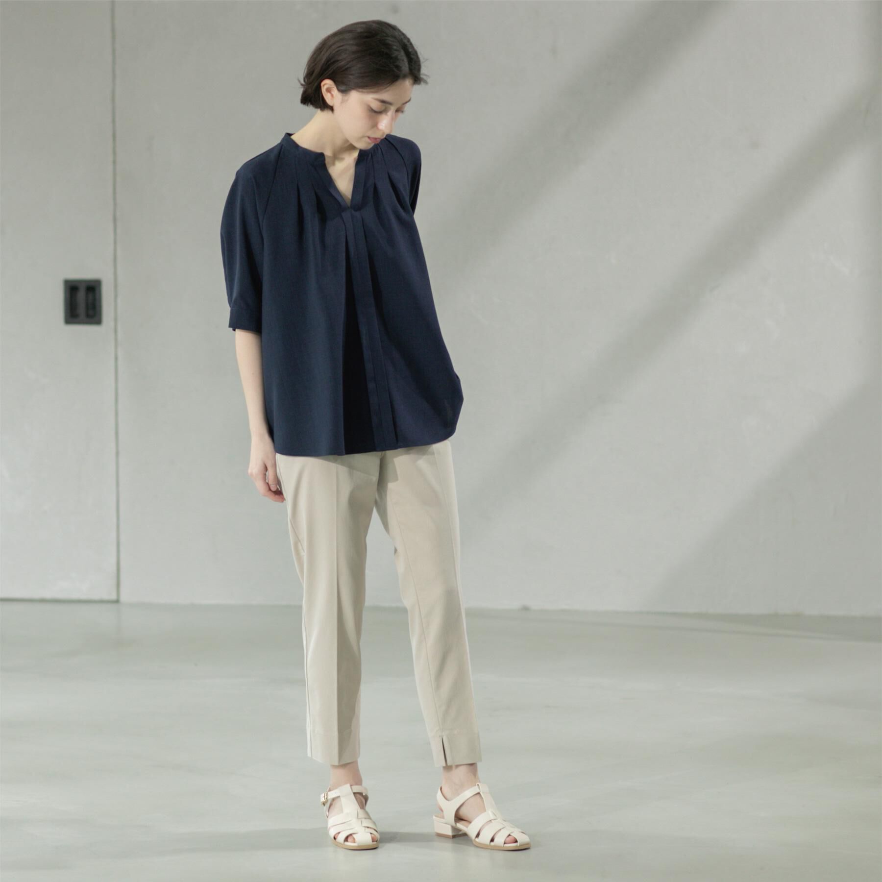 OPAQUE.CLIP「ハイストレッチイージースティックパンツ【洗濯機洗い可】」|その他|