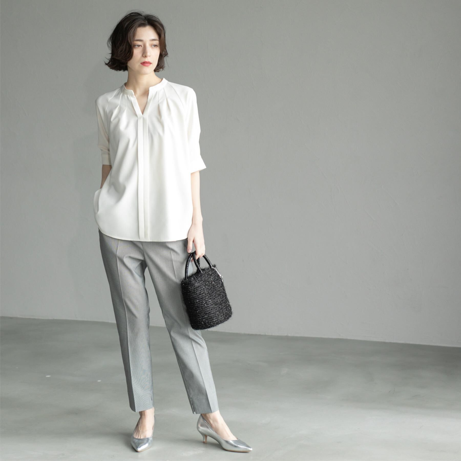 OPAQUE.CLIP「ハイストレッチイージースティックパンツ【洗濯機洗い可】」|その他|