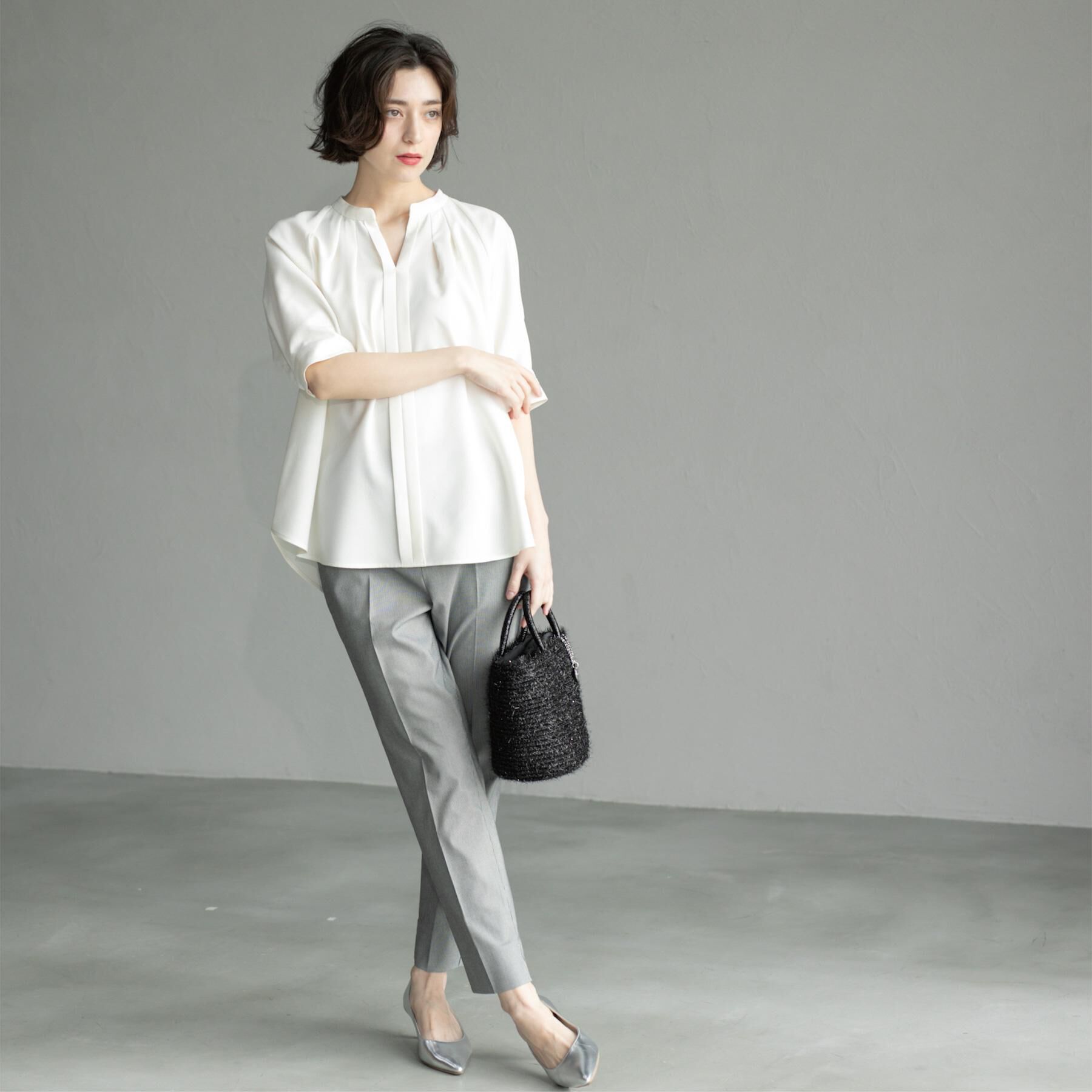 OPAQUE.CLIP「ハイストレッチイージースティックパンツ【洗濯機洗い可】」|その他|