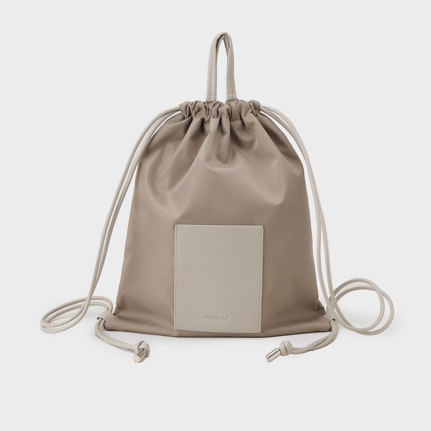 OPAQUE.CLIP「【A4サイズ対応】フロントポケットデザインナップザック」|リュック|