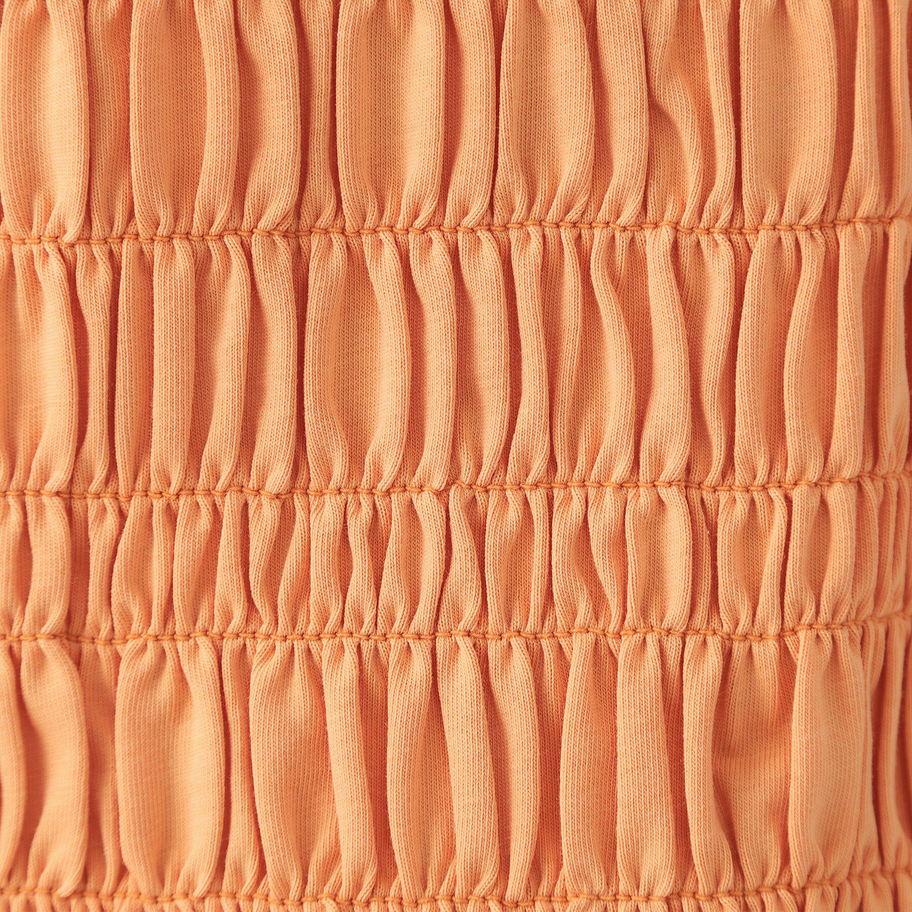 OPAQUE.CLIP「シャーリングショートTシャツ【洗濯機洗い可】」|Tシャツ・カットソー|