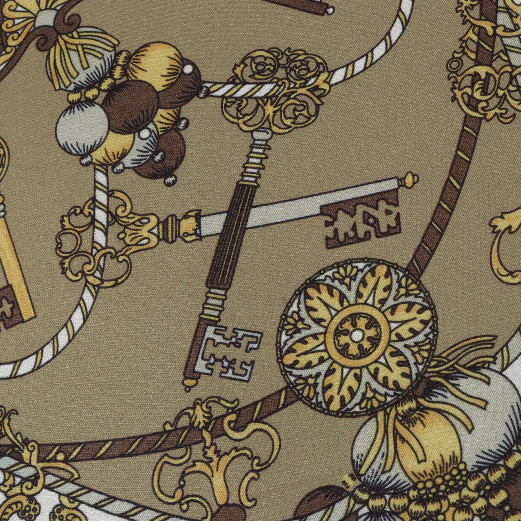 OPAQUE.CLIP「アンティーク柄スクエア大判スカーフ」|バンダナ・スカーフ|