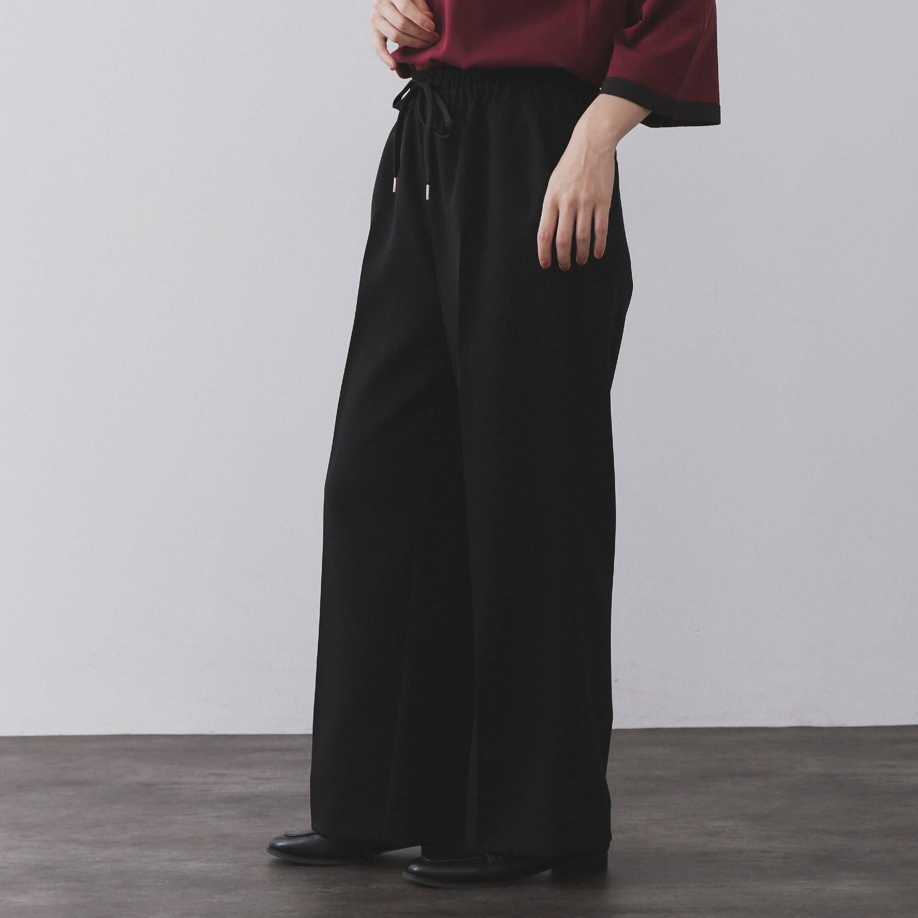 OPAQUE.CLIP「《SS-LLサイズ》ストレッチ美脚イージーワイドパンツ【防シワ/洗濯機洗い可】」|その他|