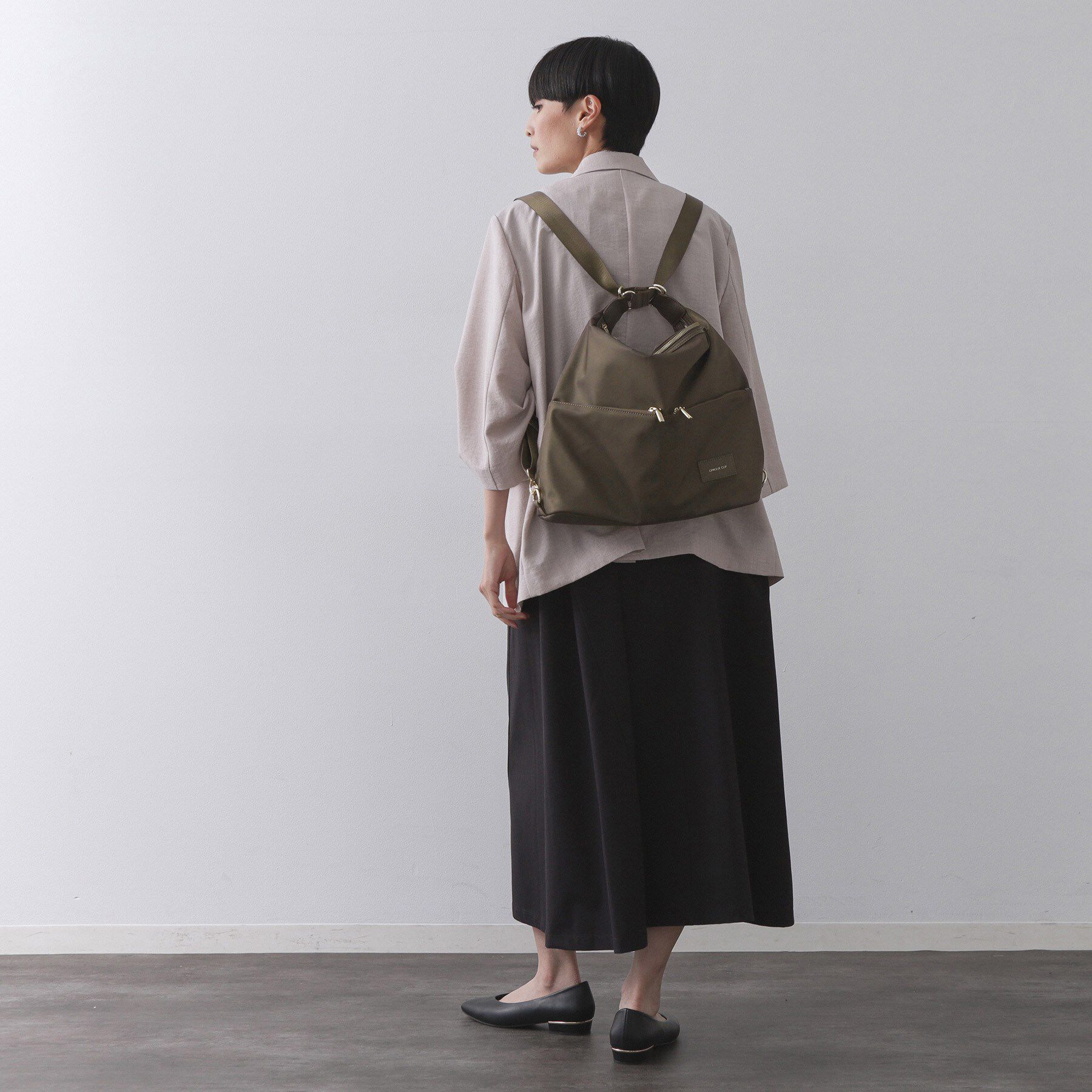 OPAQUE.CLIP「【3WAY/A4サイズ対応】リュックにもなるナイロンショルダーバッグ」|ショルダー・メッセンジャー|