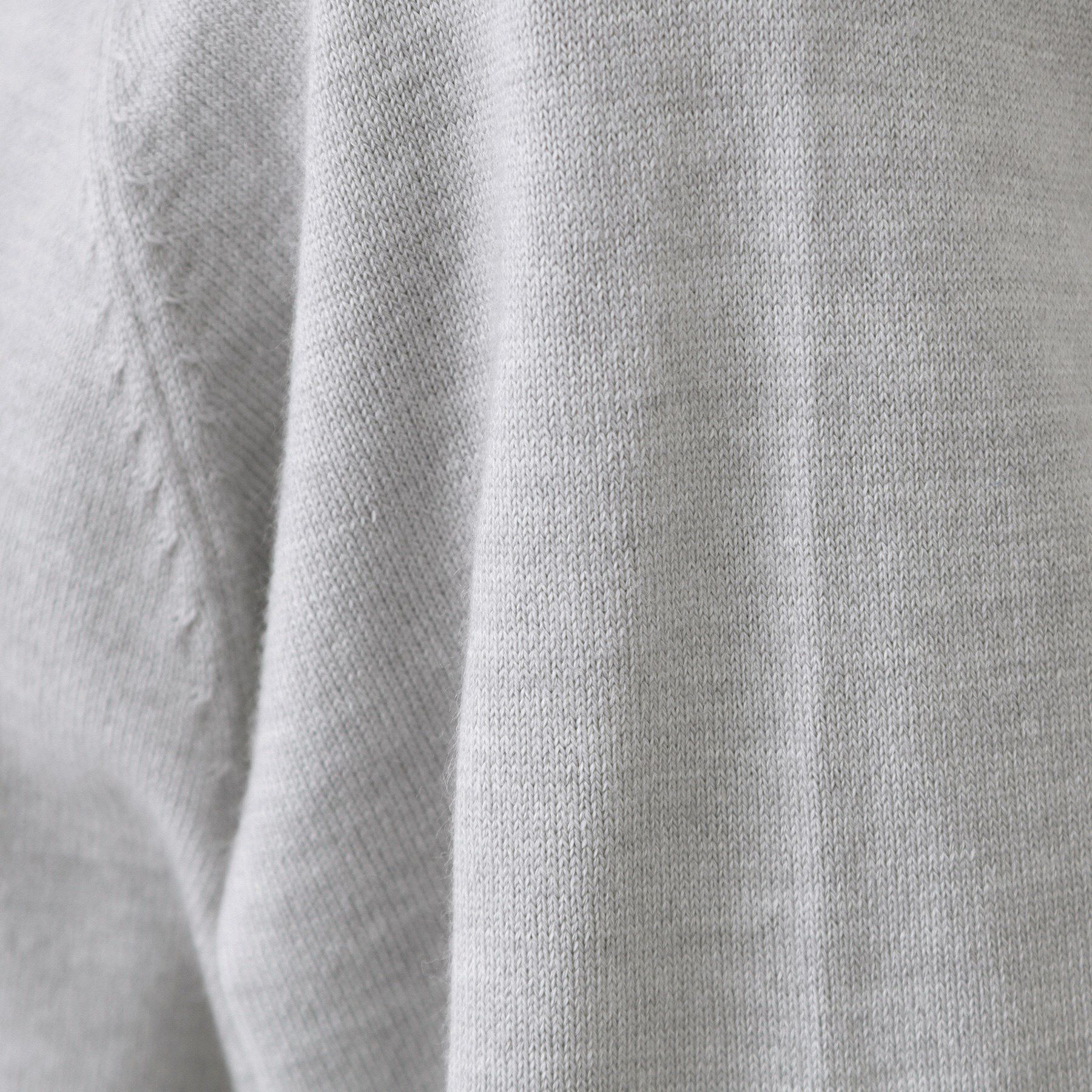 OPAQUE.CLIP「ラグランクルーネックニット/エクストラファインメリノウール【THEシリーズ/洗濯機OK】」|ニット・セーター|