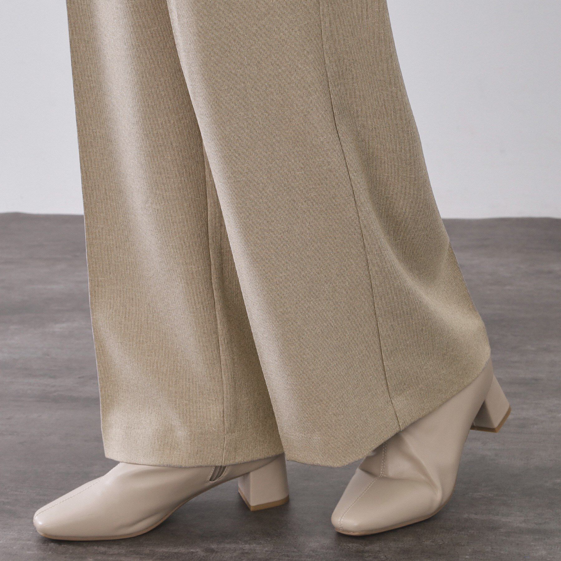 OPAQUE.CLIP「ストレッチタックワイドパンツ/セットアップ対応可【洗濯機OK】」|その他|