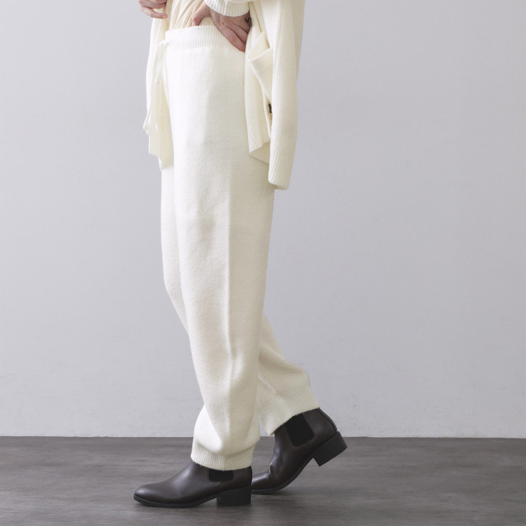 OPAQUE.CLIP「ニットパンツ/セットアップ対応可【洗濯機OK】」|その他|