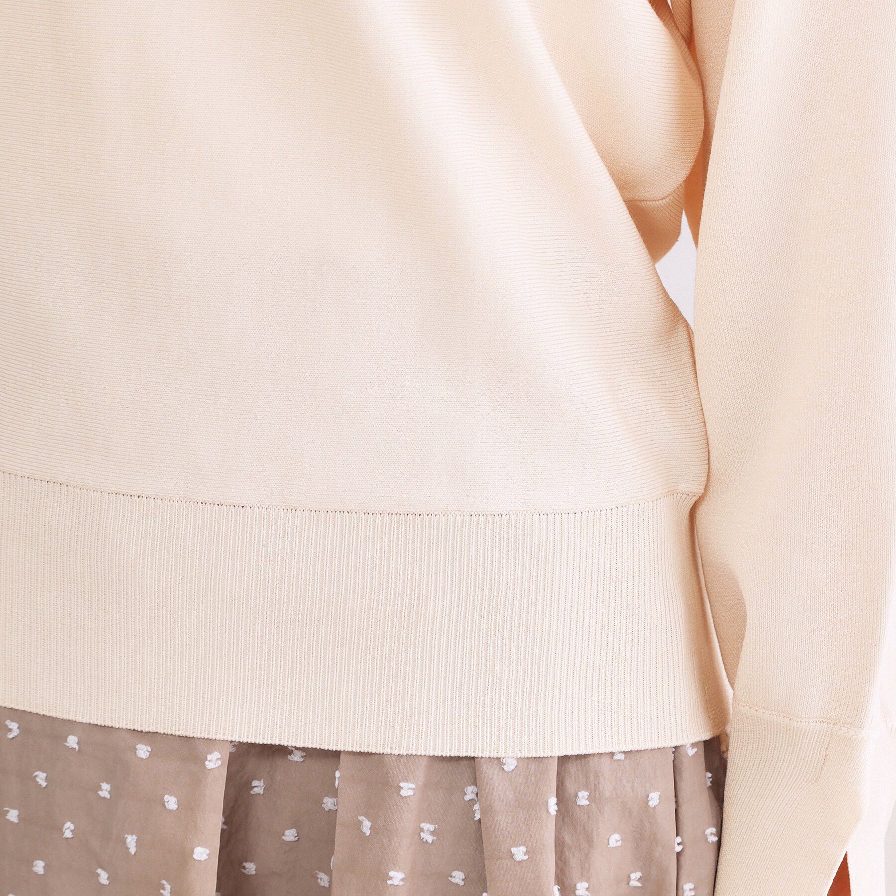 OPAQUE.CLIP「リラクシードルマンスリーブニット【洗濯機OK/抗ピル】」|ニット・セーター|