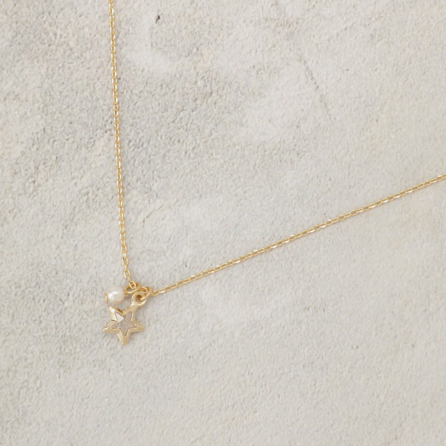 OPAQUE.CLIP「フェイクパール&times;アソートキュービックネックレス」|ネックレス|