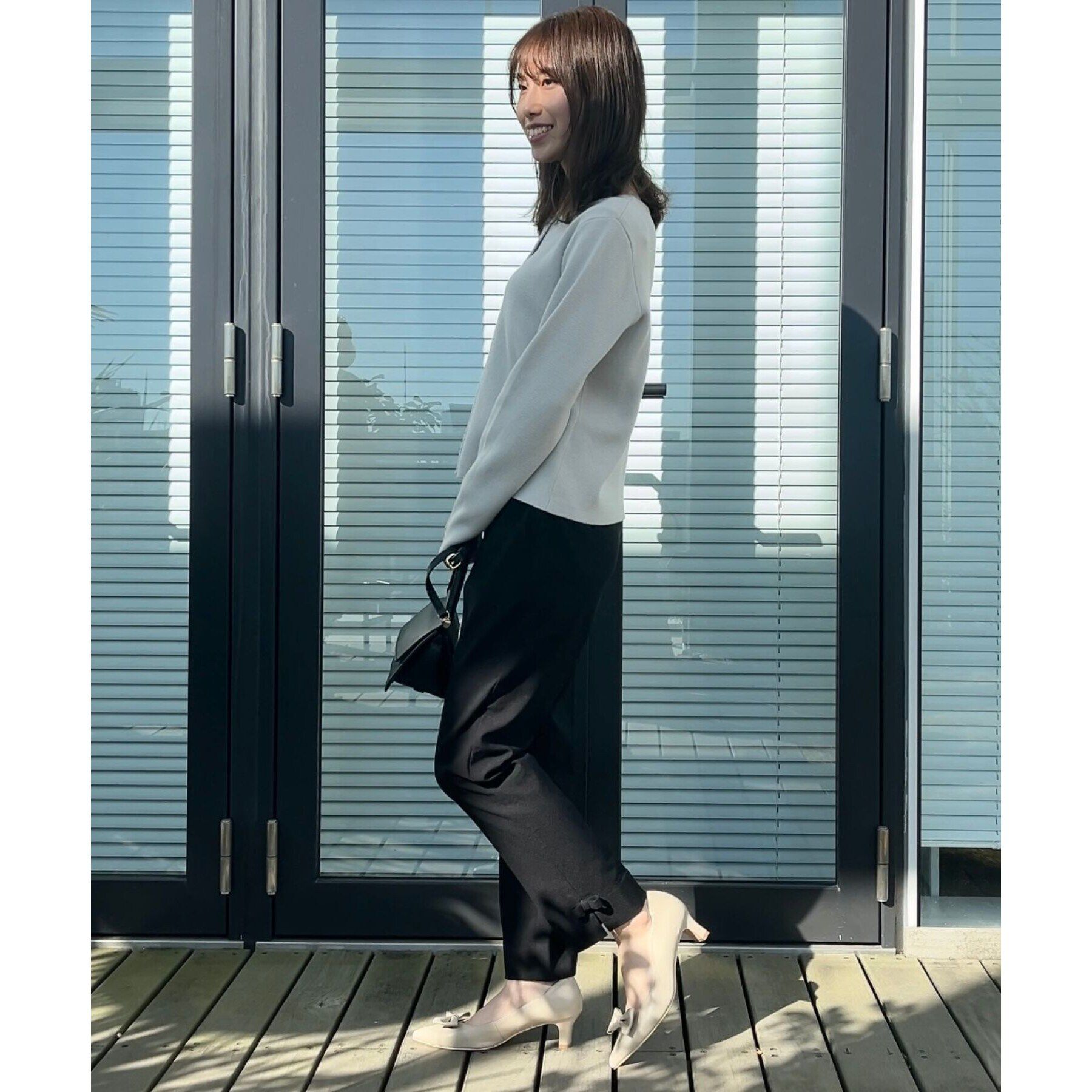 Couture broach「【ラクチンきれい見えパンツ】リボンハイパーストレッチパンツ」|その他|