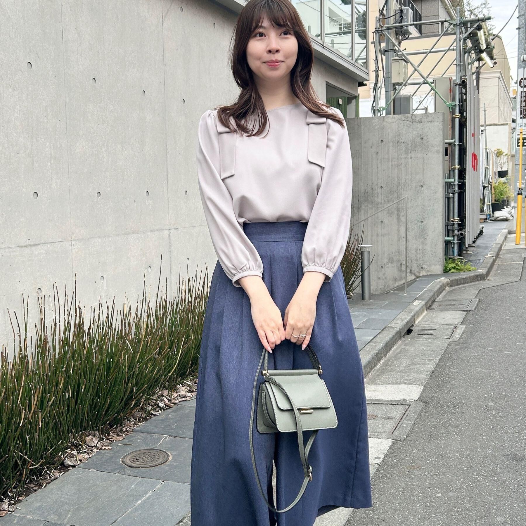 Couture broach「【フェミニン・通勤】肩リボンシフォンブラウス」|シャツ・ブラウス|