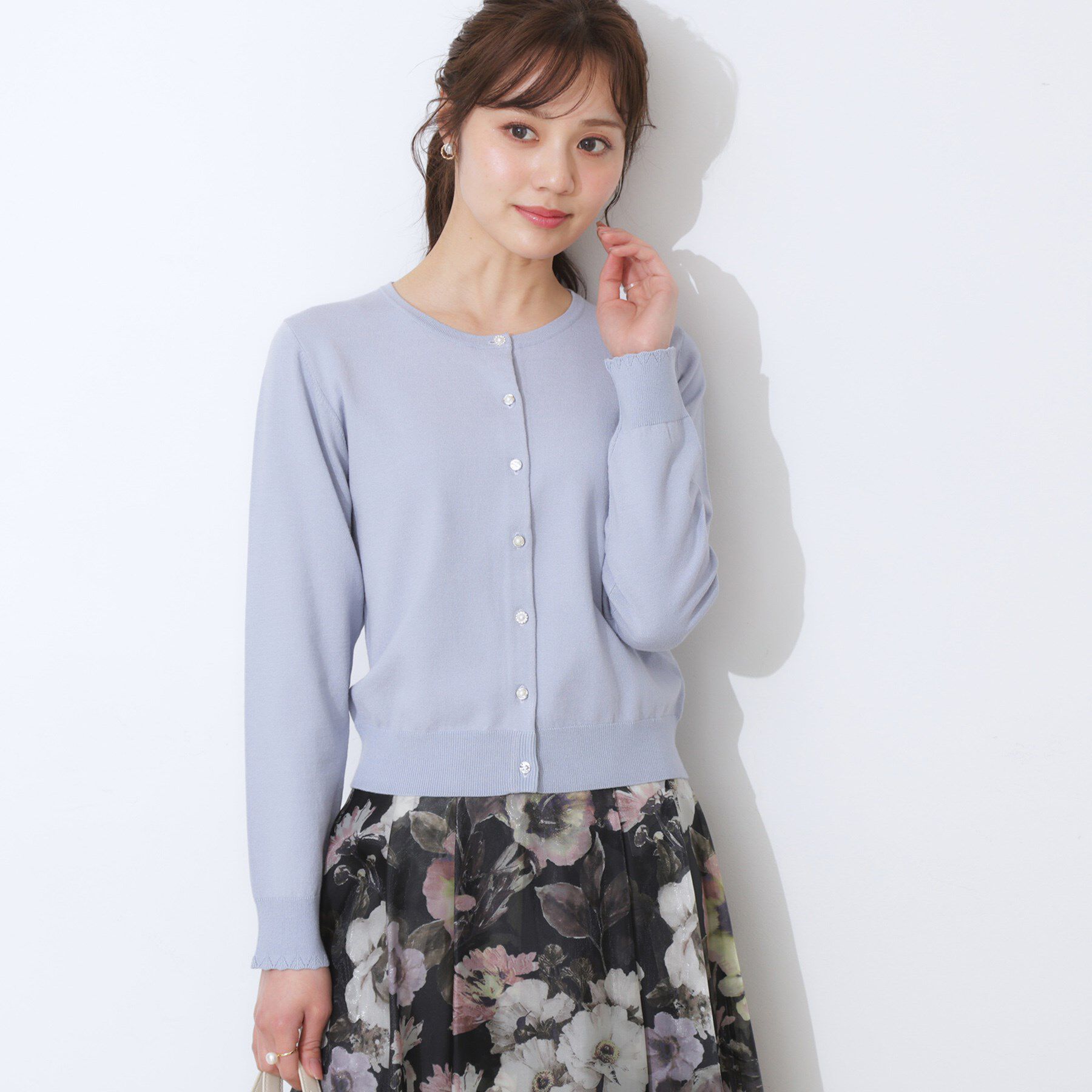 Couture broach「イロイロ釦ニットカーデ」|カーディガン|