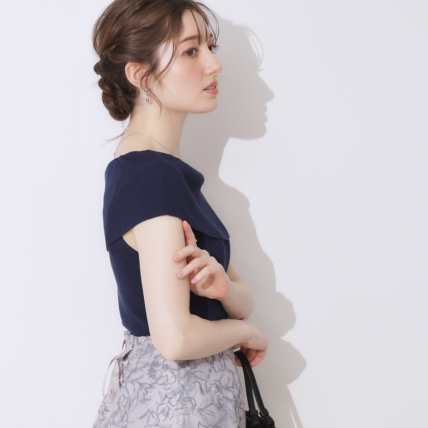 Couture broach「リブオフショルニット」|ニット・セーター|