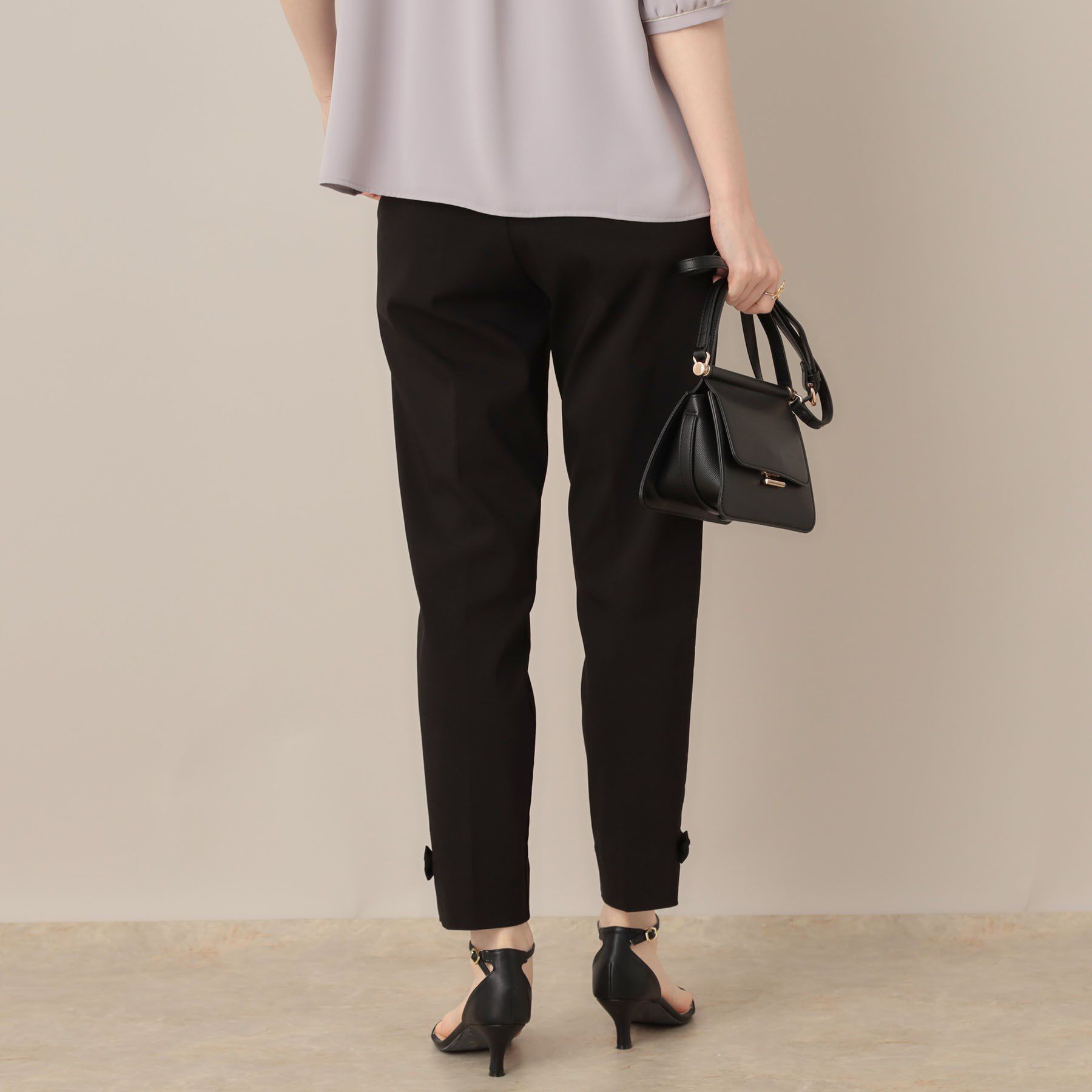 Couture broach「【らくちん・キレイ見え】リボンハイパーストレッチパンツ」|その他|