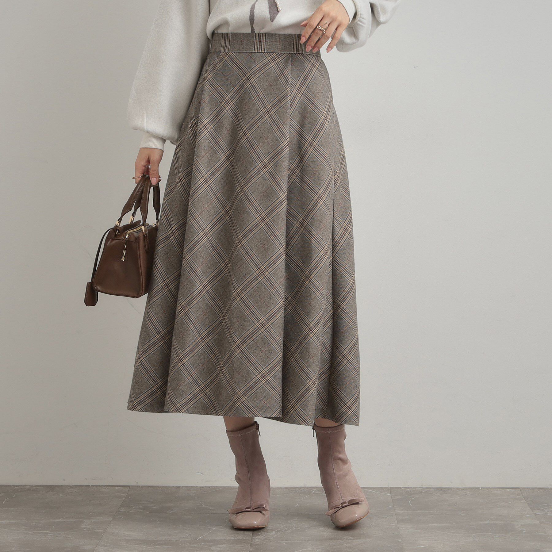 Couture broach「【通勤・大人可愛い】TRチェックスカート」|スカート|