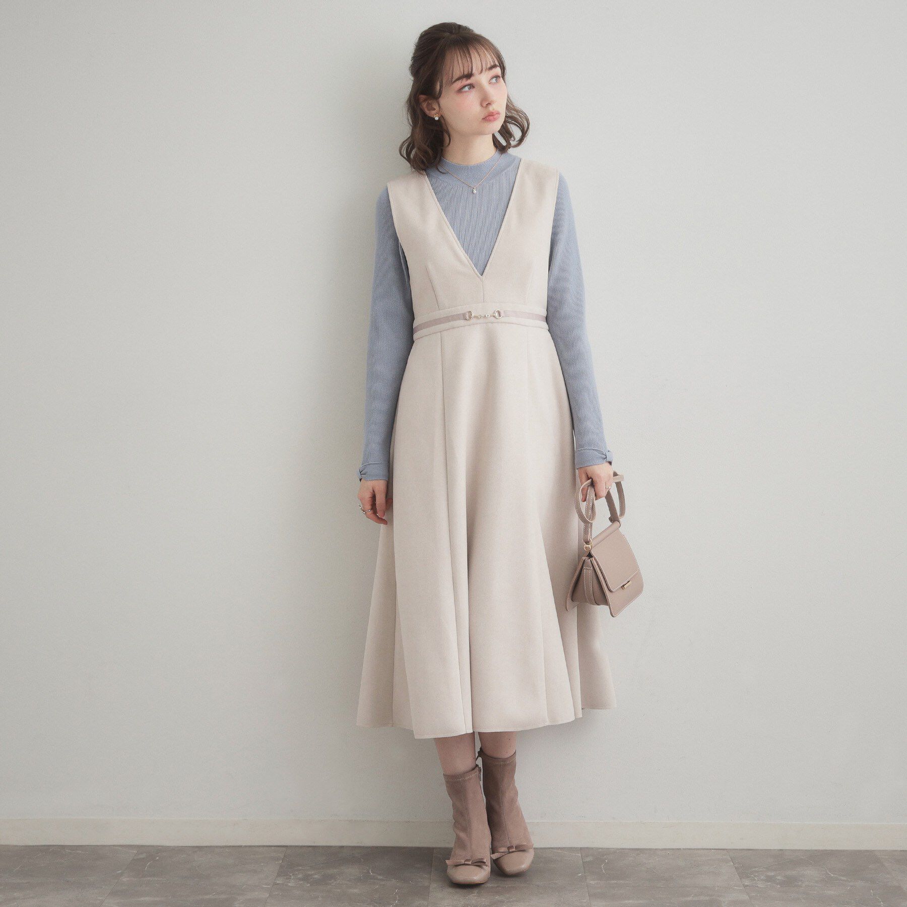 Couture broach「【洗える・着映え】袖リボン リブニット」|ニット・セーター|