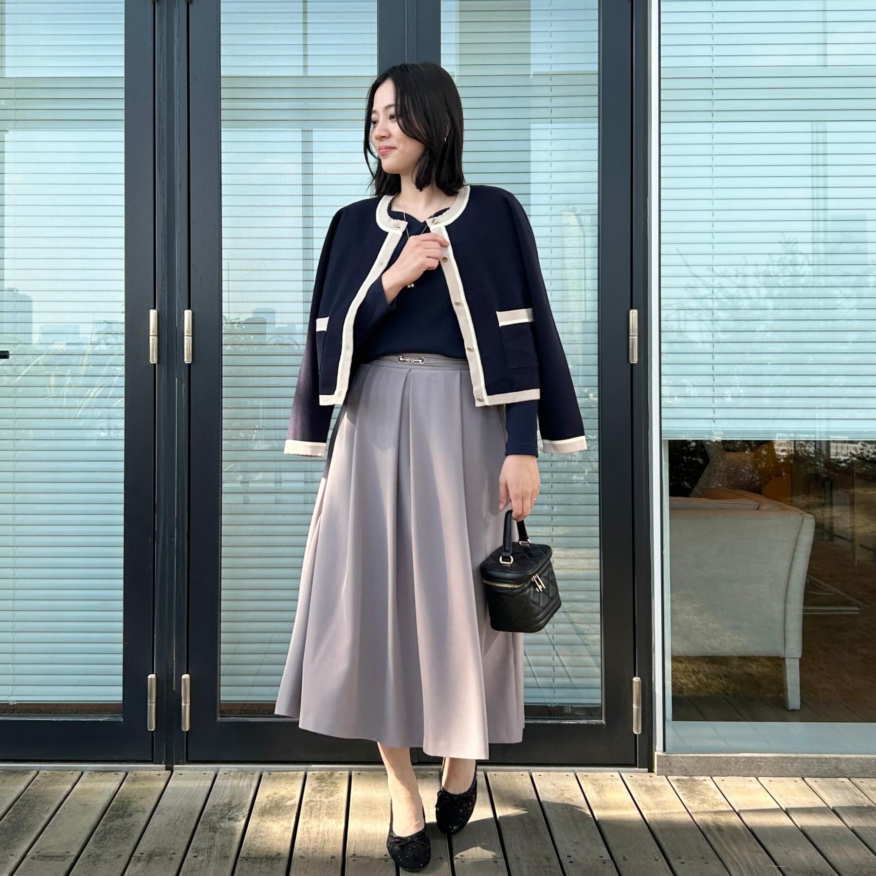 Couture broach「【洗える】ハートネック テレコプルオーバー」|Tシャツ・カットソー|