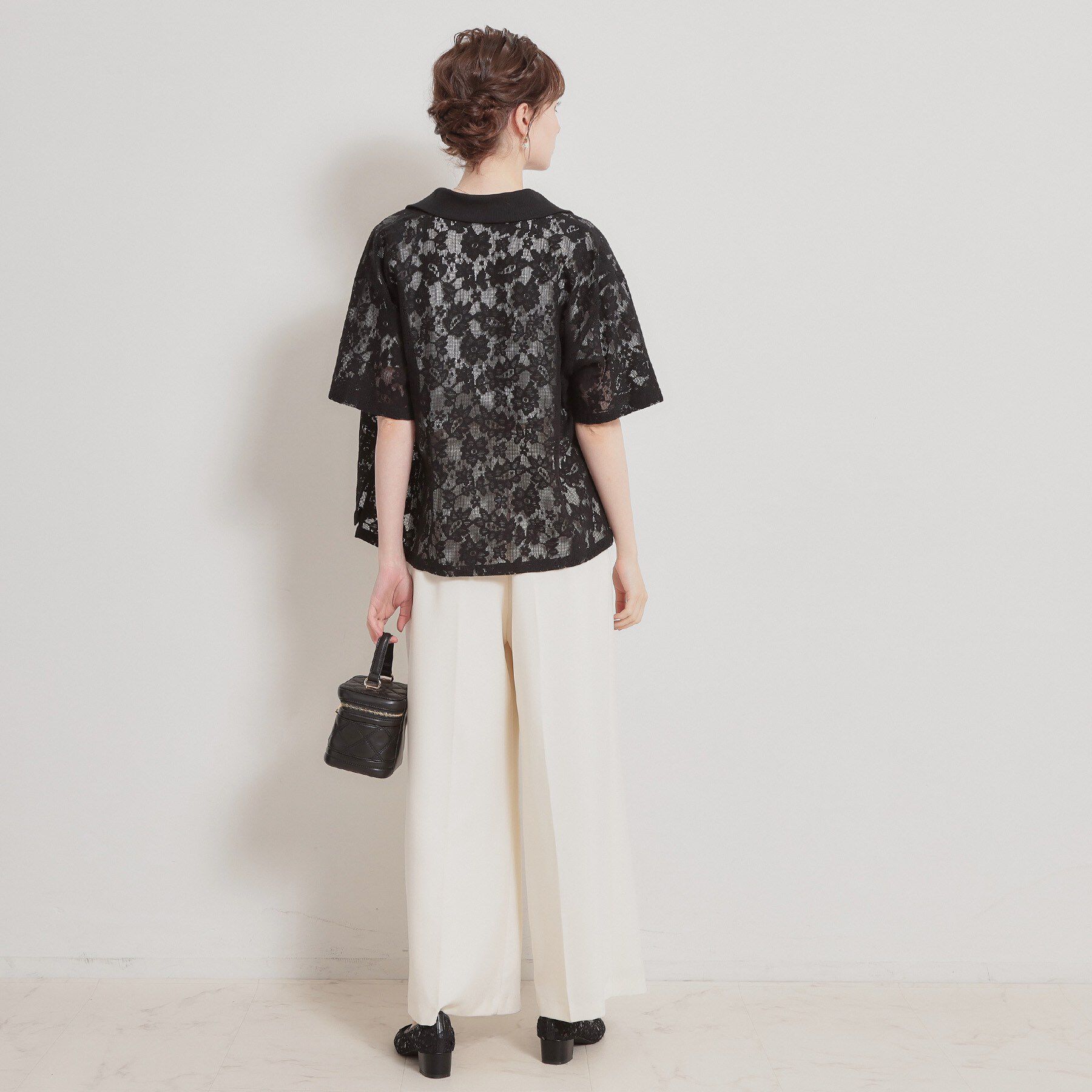 Couture broach「フラワーエンブロイダリーブラウス」|シャツ・ブラウス|