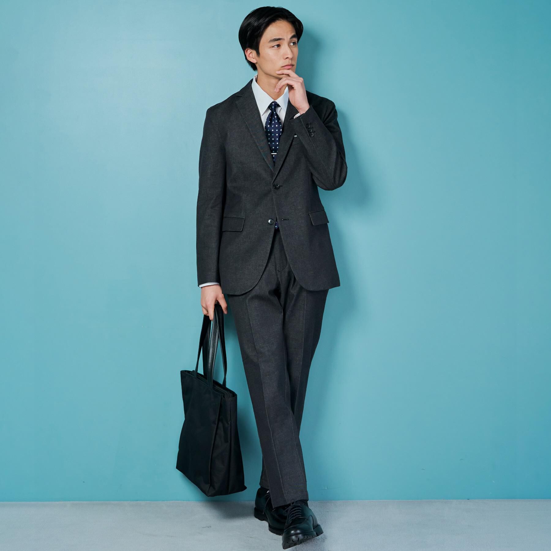 THE SHOP TK「エバーデニムスラックス セットアップ可／ストレッチ」|その他|