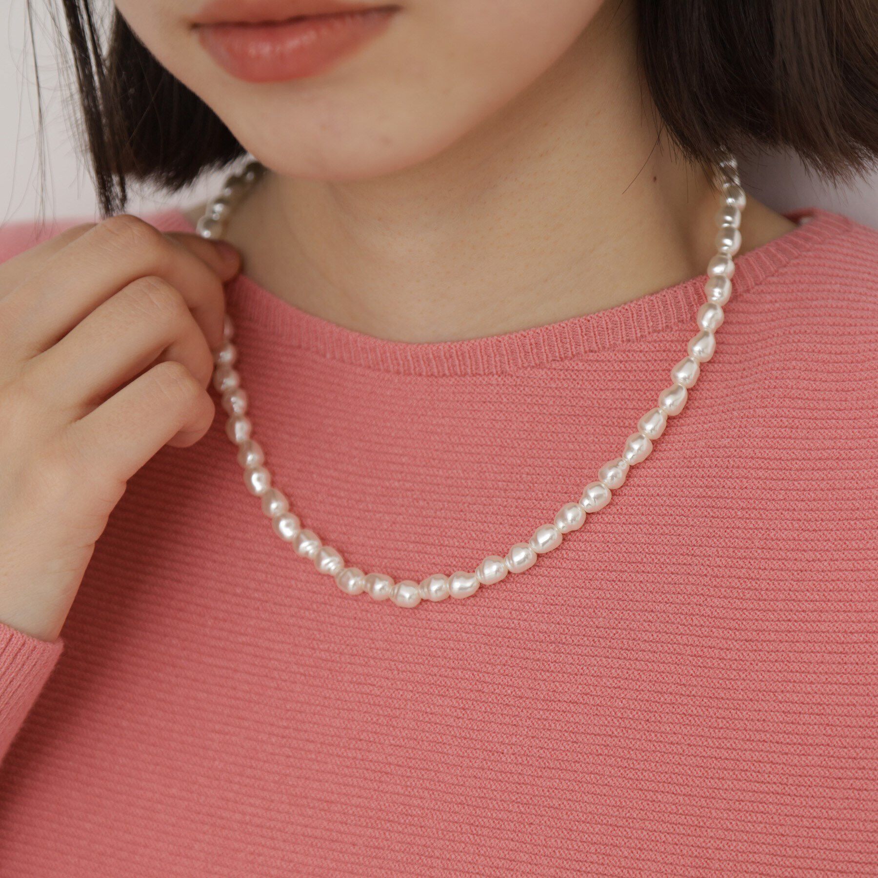 THE SHOP TK「3WAYショートネックレス」|ネックレス|