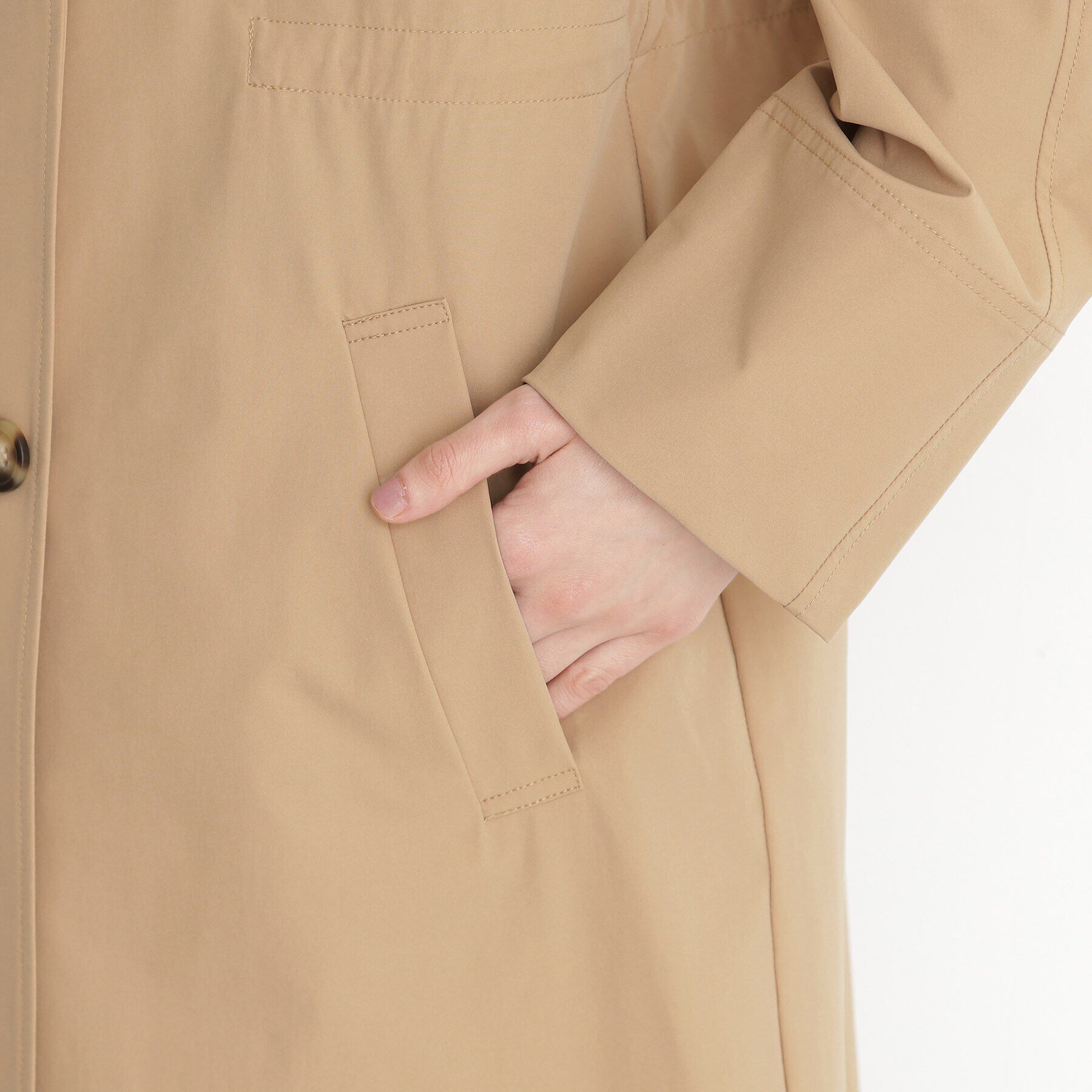 THE SHOP TK「スタンドカラートレンチコート【洗える】」|トレンチコート|