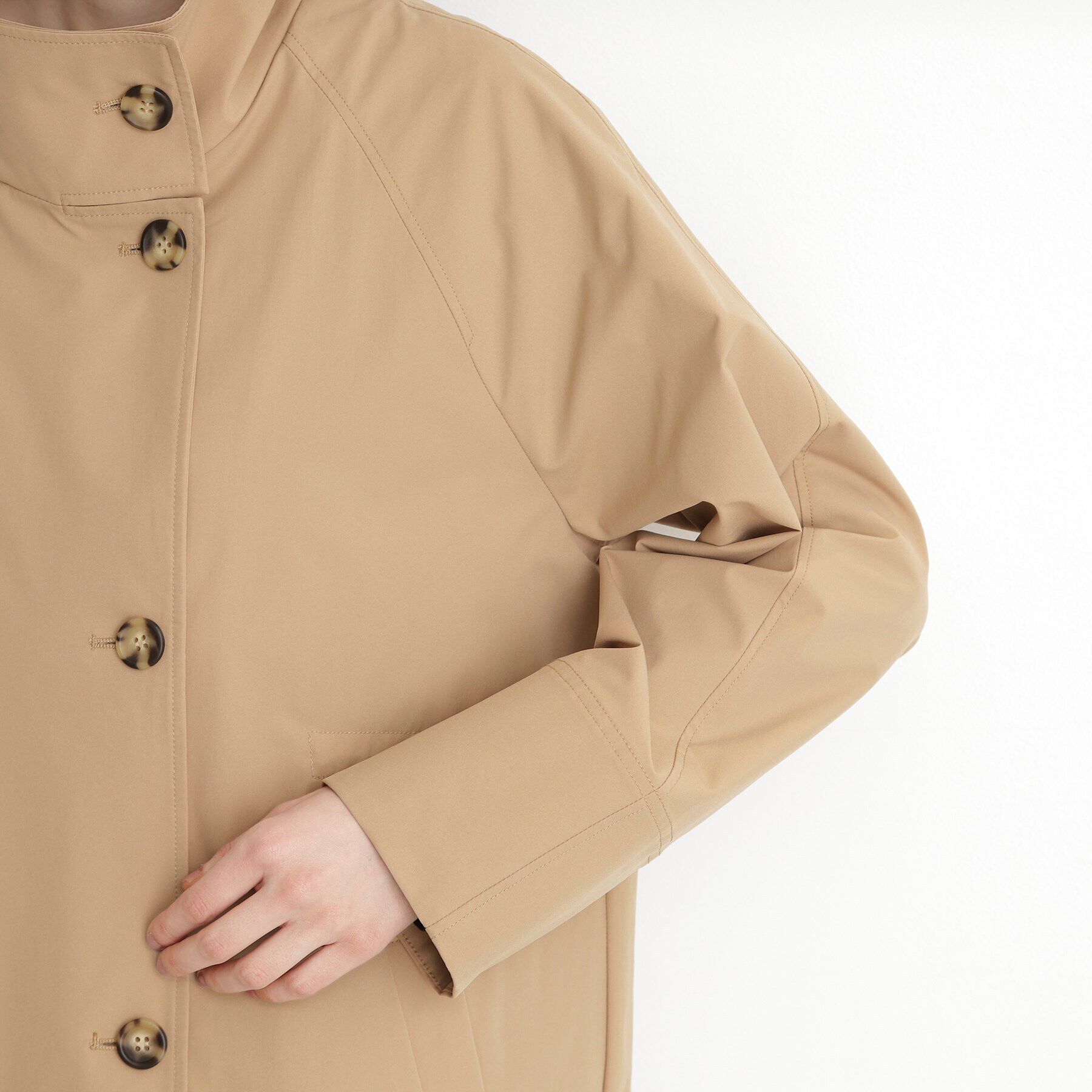 THE SHOP TK「スタンドカラートレンチコート【洗える】」|トレンチコート|