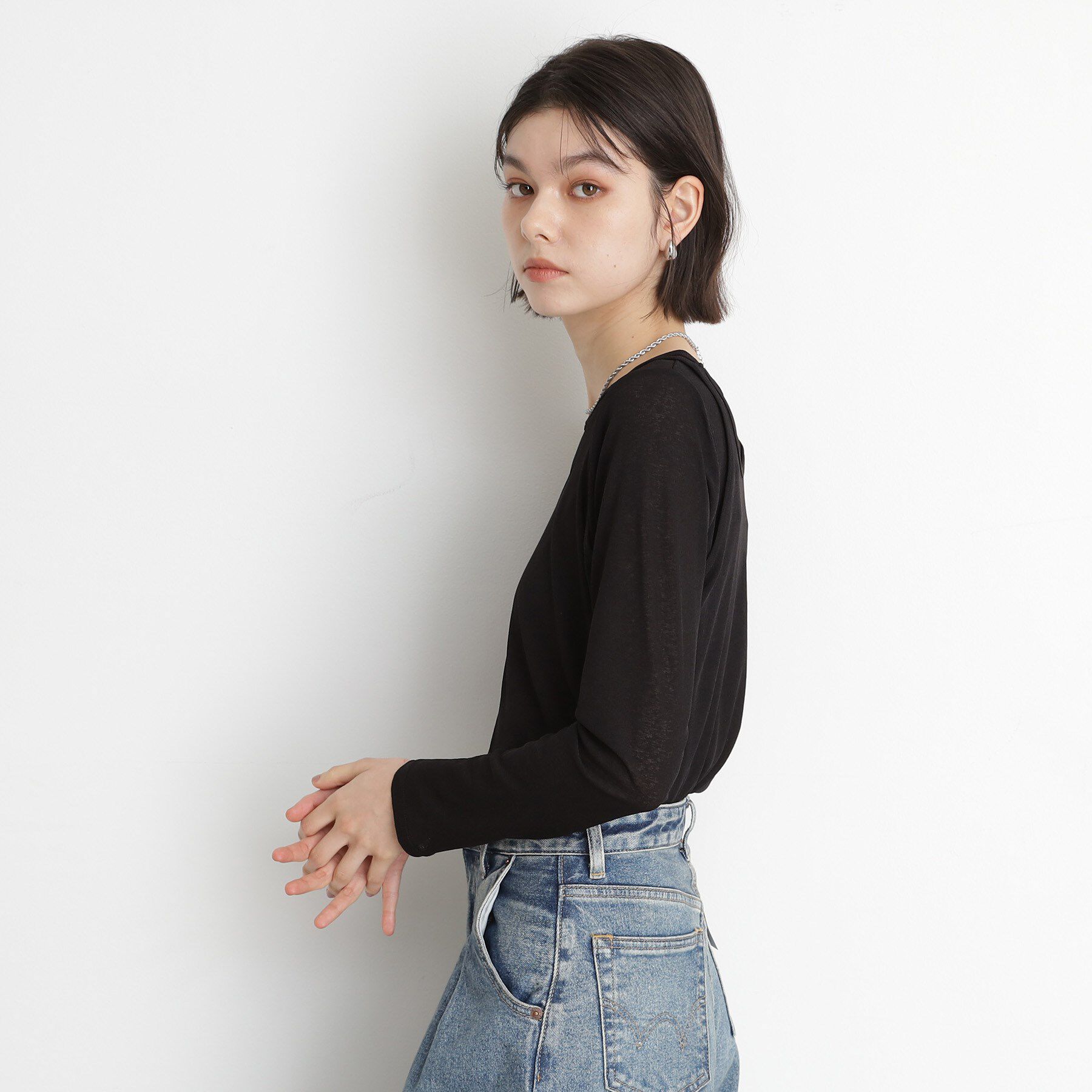 THE SHOP TK「シアーフライスレイヤード　【セットアイテム】」|Tシャツ・カットソー|