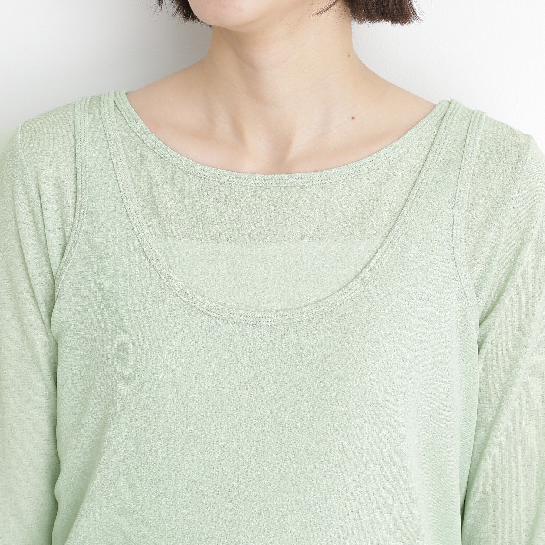 THE SHOP TK「シアーフライスレイヤード　【セットアイテム】」|Tシャツ・カットソー|