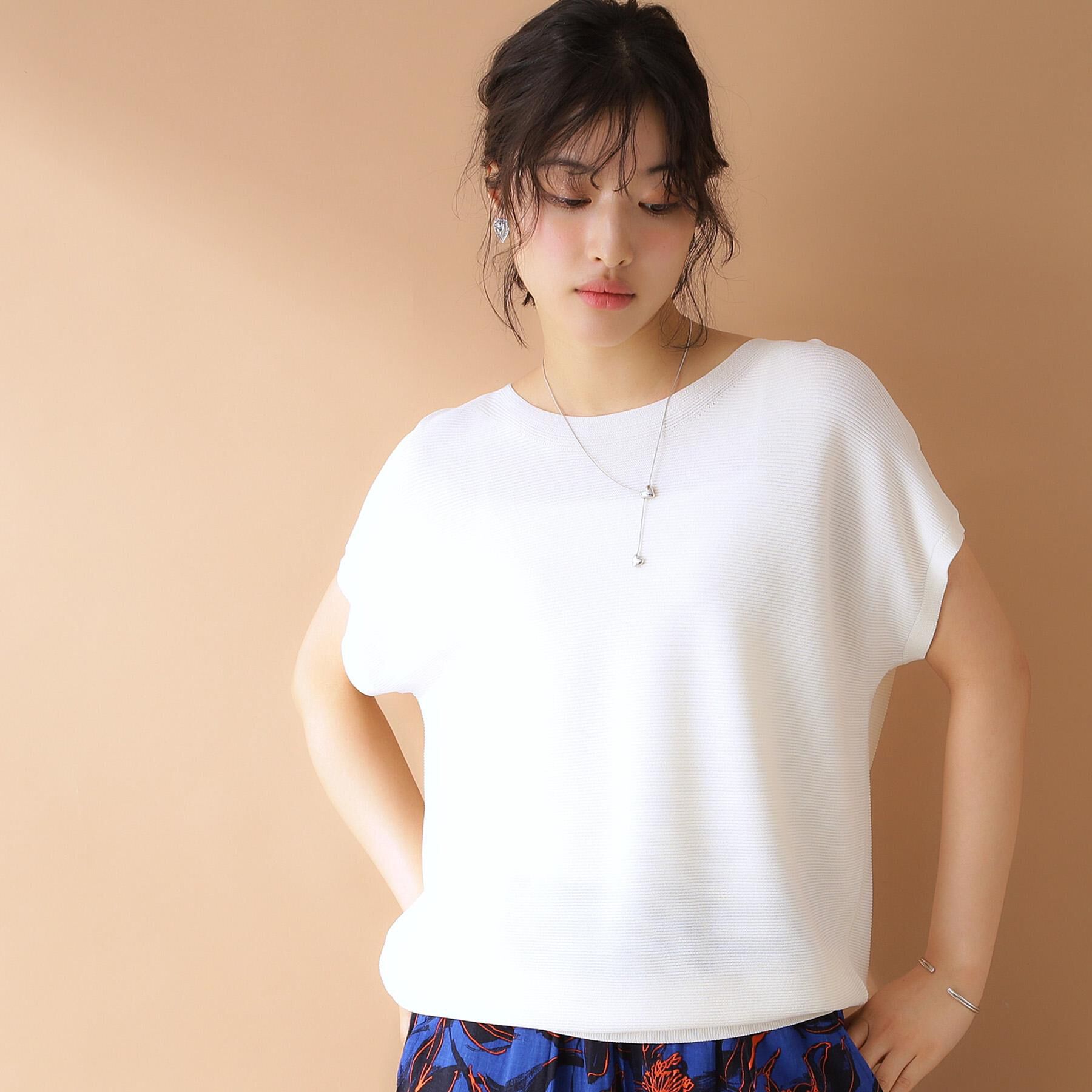 THE SHOP TK「美人フレンチニット【8色展開/WEB限定カラー/洗濯機OK/毛玉になりにくい】」|ニット・セーター|