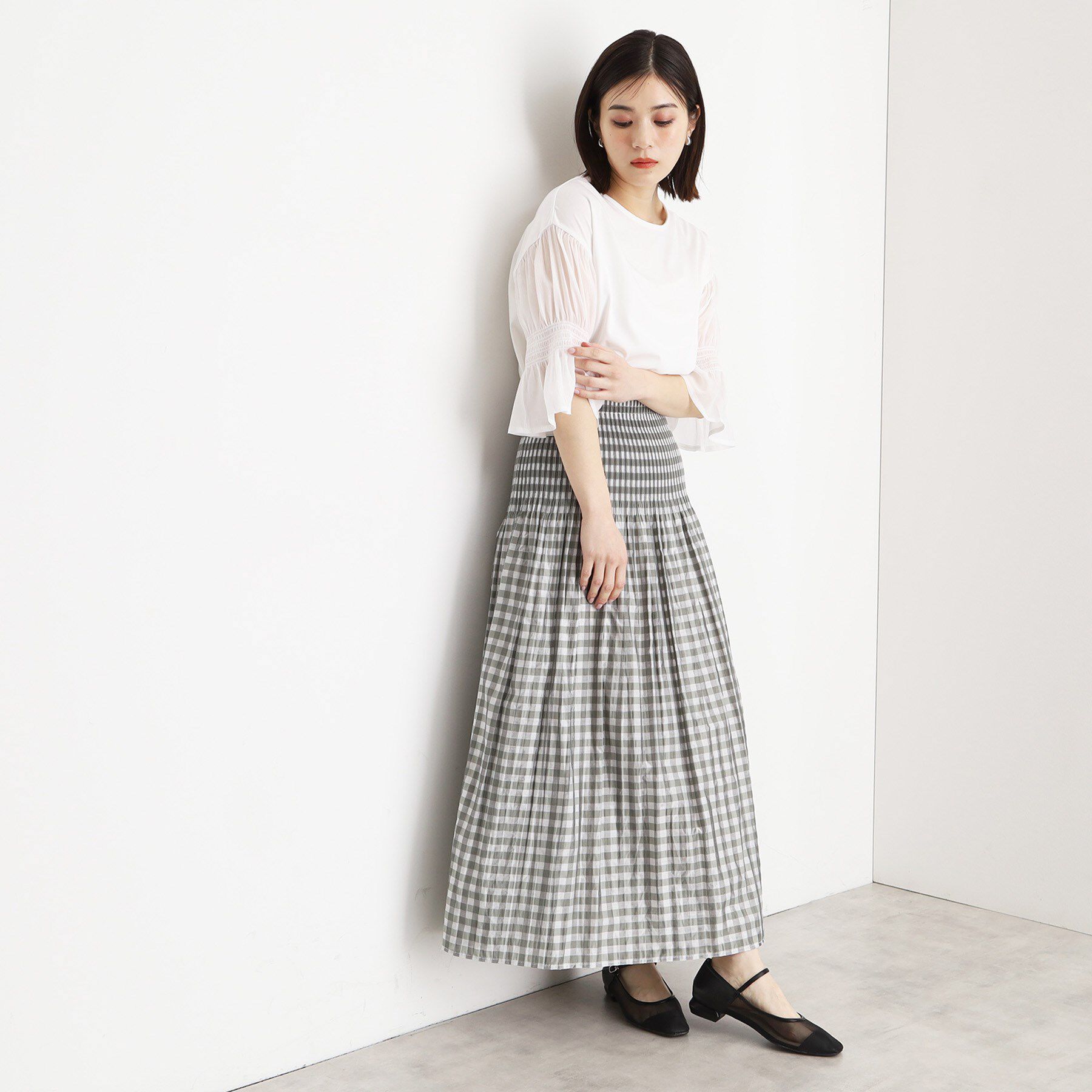 THE SHOP TK「リバーシブルスカート【洗える】」|スカート|