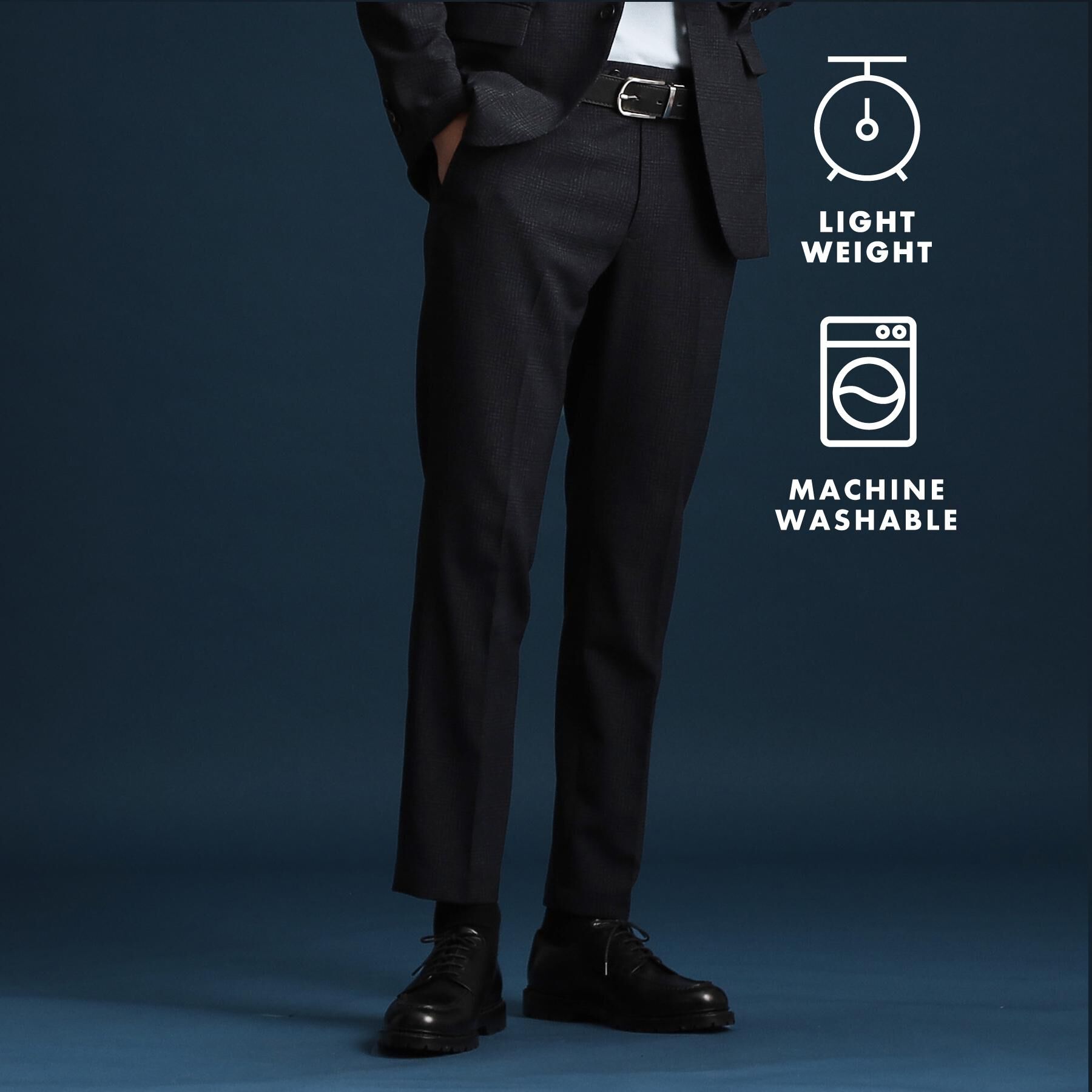 THE SHOP TK「AVANT AIR メッシュスラックス セットアップ可」|その他|ネイビー(294)