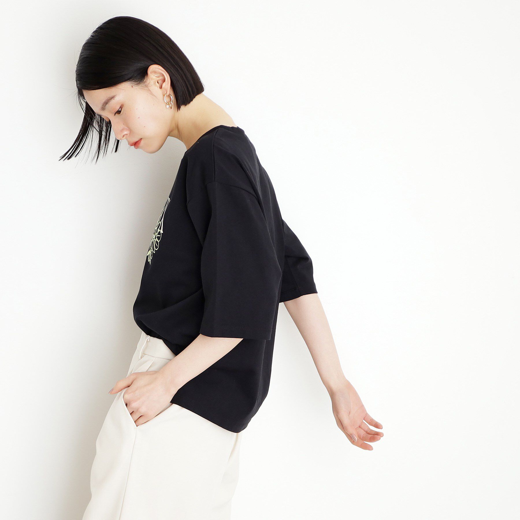 THE SHOP TK「オーガニックコットンロゴＴ【洗濯機OK】」|Tシャツ・カットソー|