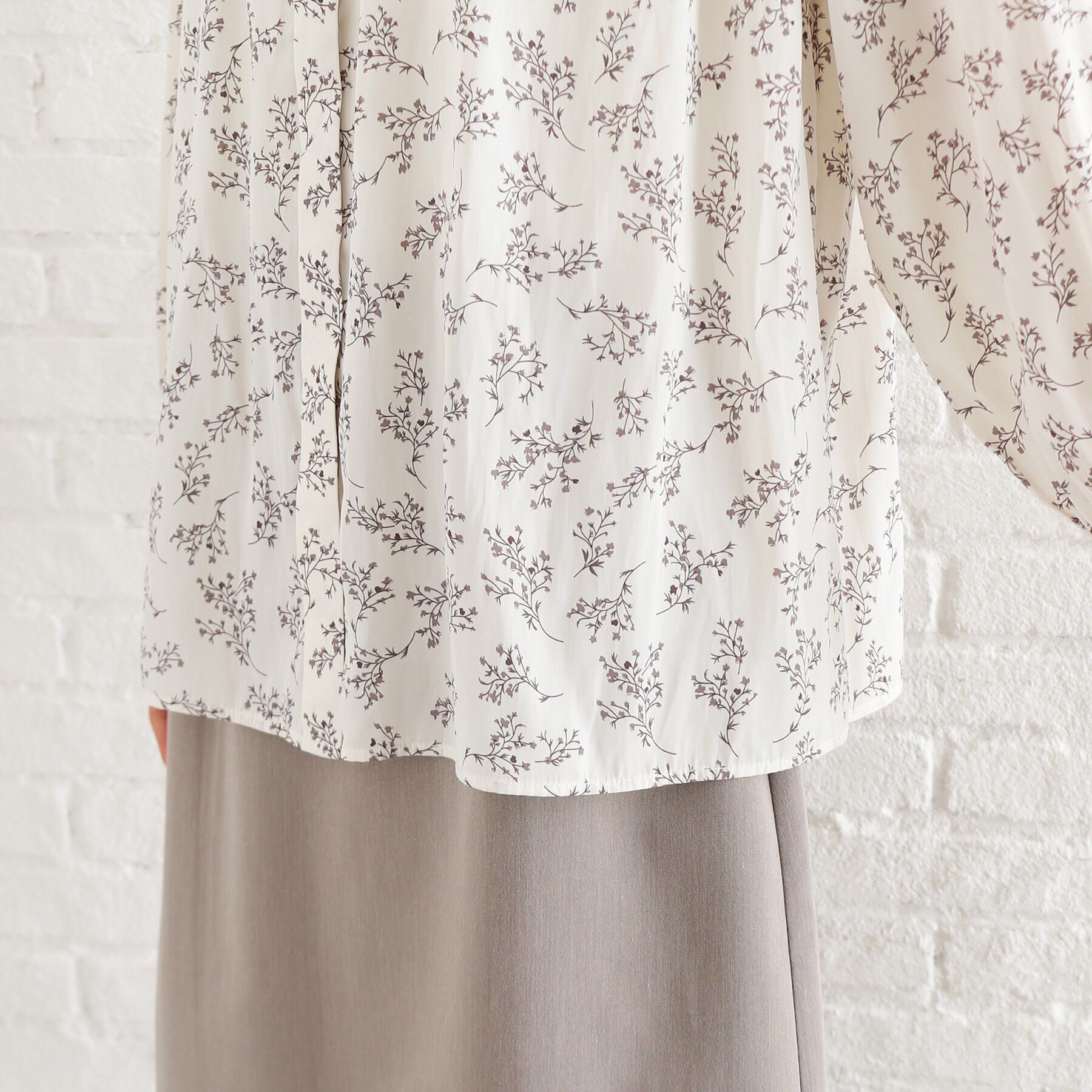 THE SHOP TK「【通勤/セレモニー】ヴィンテージサテンブラウス/洗える」|シャツ・ブラウス|