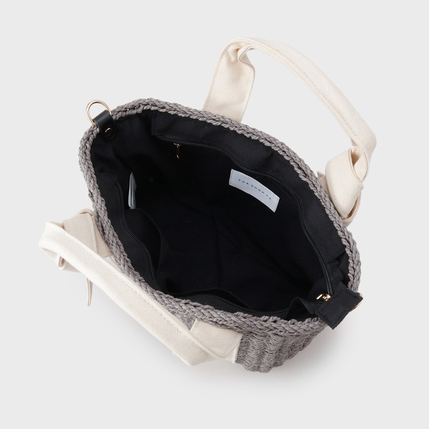 THE SHOP TK「ロゴ雑材バッグ」|ショルダー・メッセンジャー|