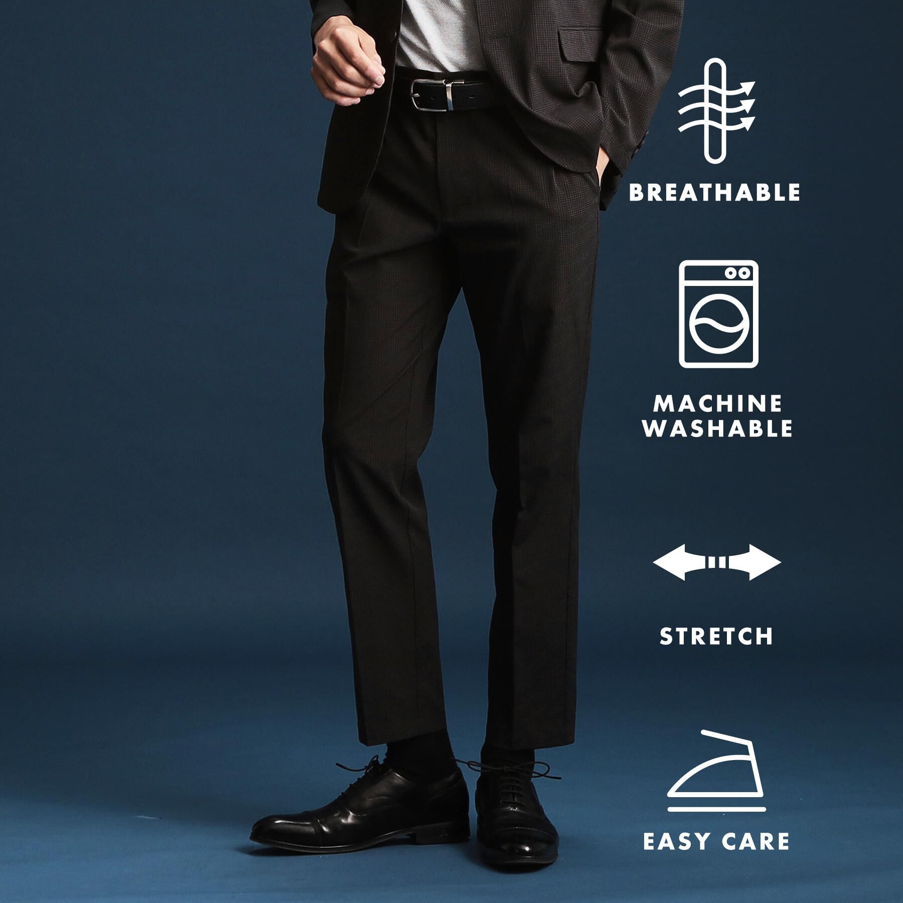 THE SHOP TK「ライトドッツスラックス【セットアップ可/洗濯機OK】」|その他|