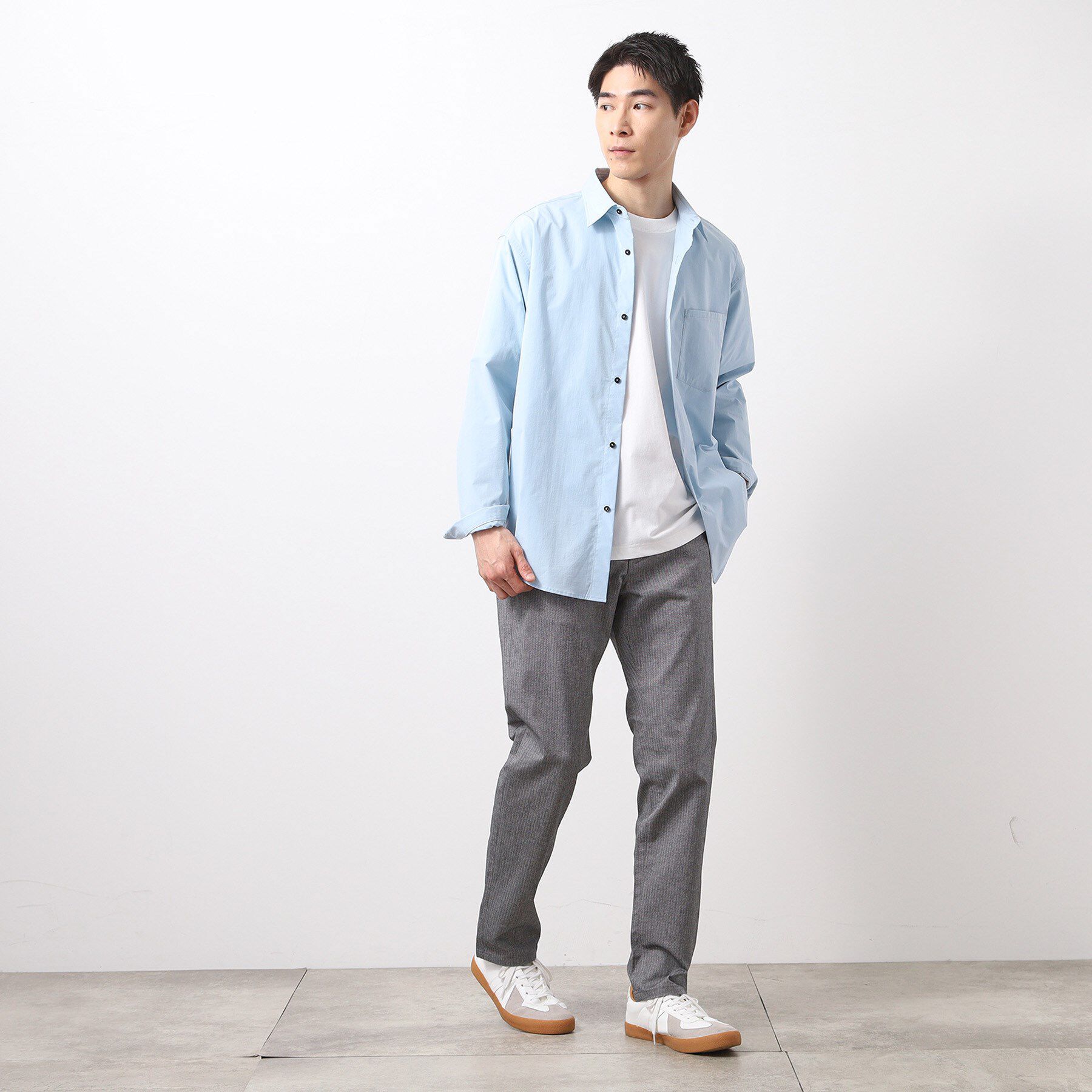 THE SHOP TK「CAVEブロードシャツ【吸水速乾/イージーケア/アンチピリング/洗濯機OK】」|シャツ・ブラウス|