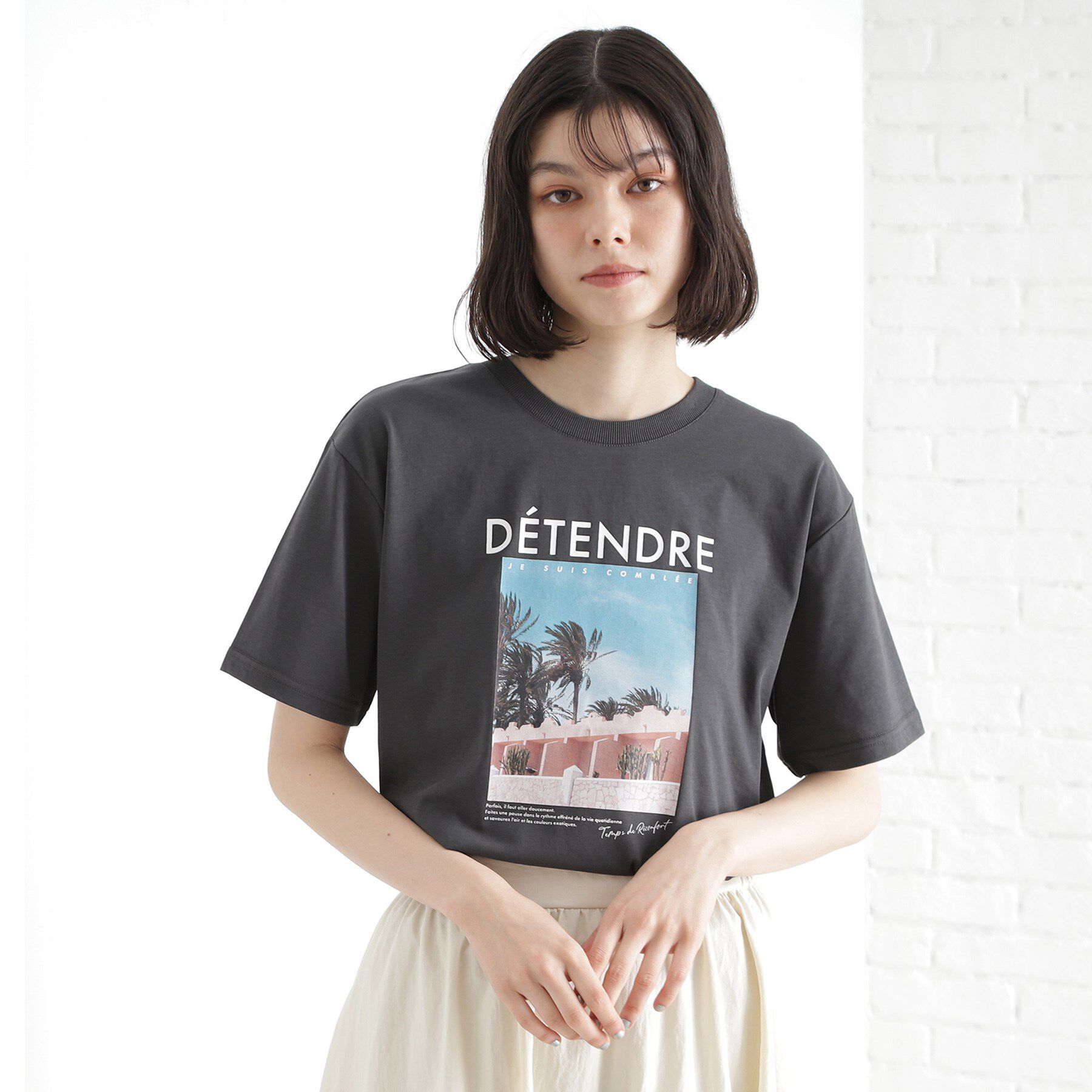 THE SHOP TK「ロゴアソートTシャツ【接触冷感/UVケア/洗濯機OK】」|Tシャツ・カットソー|スミクロ(518)