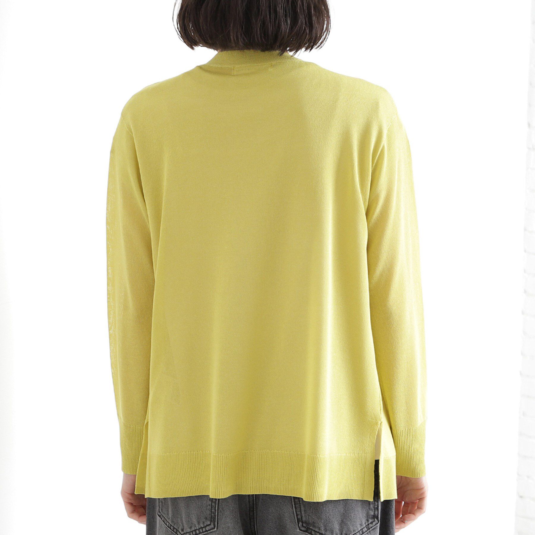 THE SHOP TK「シアーカーディガン【洗濯機OK】」|カーディガン|